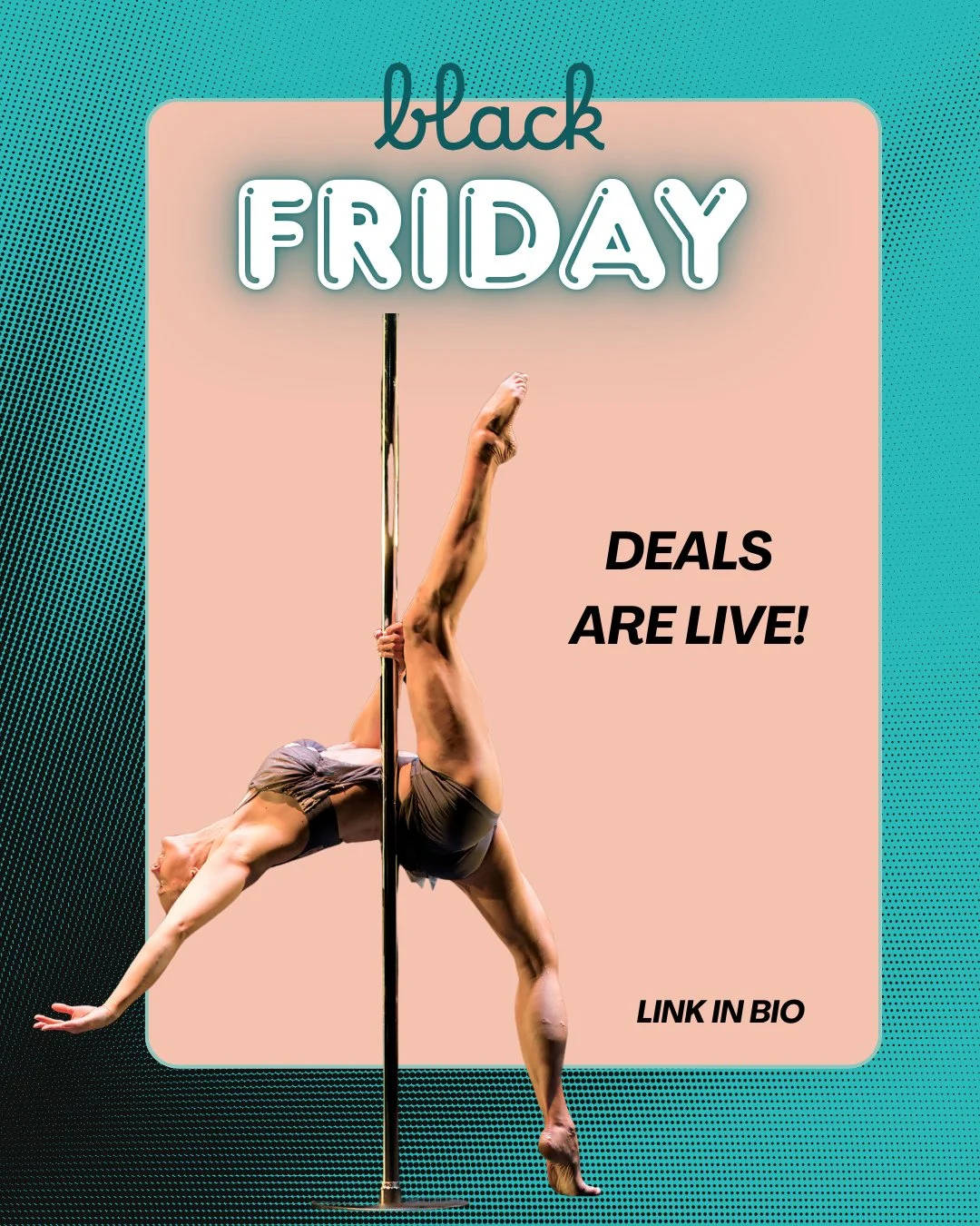 IT'S TIME!⁠
⁠
Head to the link in our bio or to your COVA Pole &amp; Movement app to take advantage of Day 1 of our Black Friday deals!⁠
⁠
Take 50% off your first month of an annual membership, or 15% off a class pack.⁠
⁠
Hurry! Deals expire at 11:59