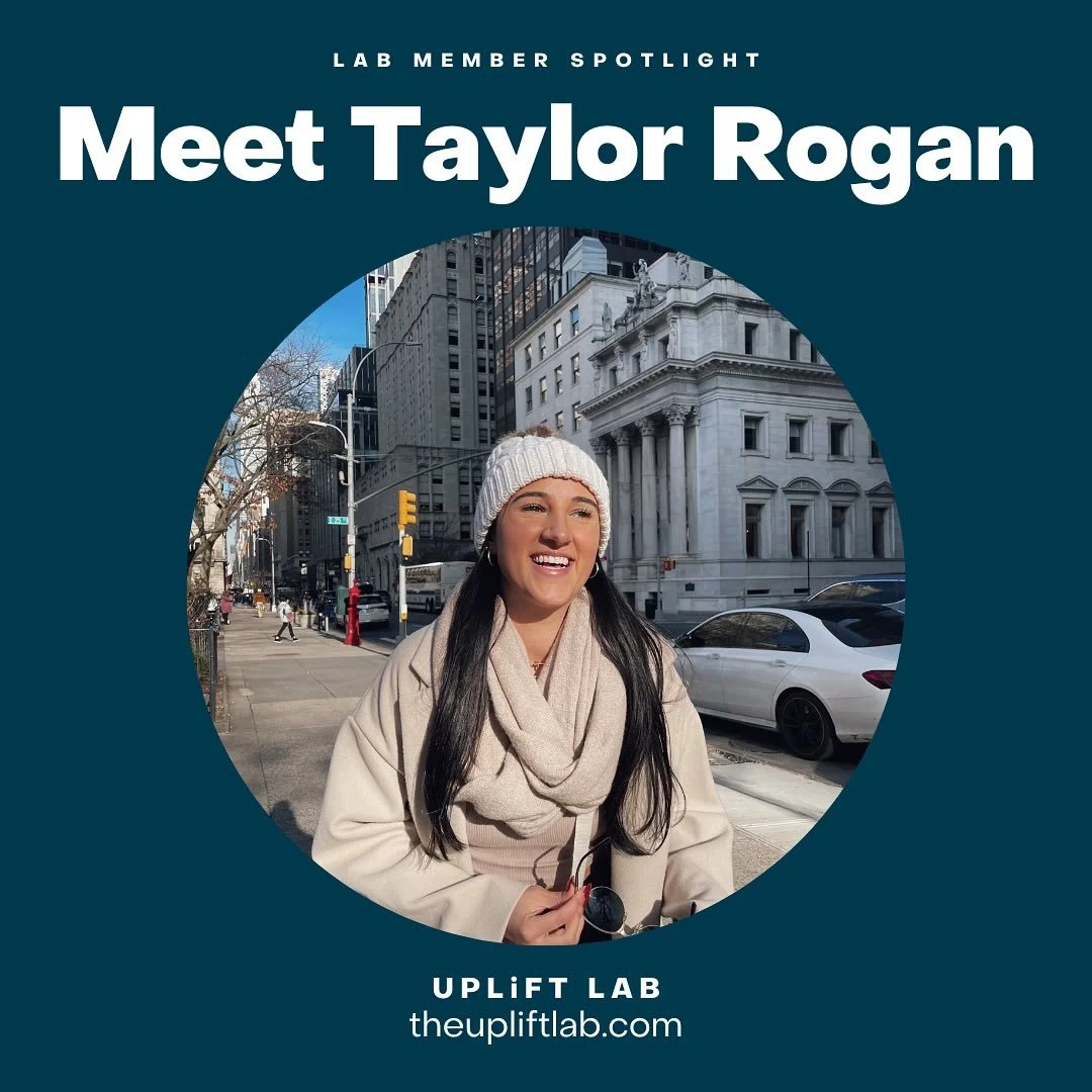 Here is another lab member spotlight featuring Taylor Rogan! Swipe to learn more about her research interests and fun facts 😊