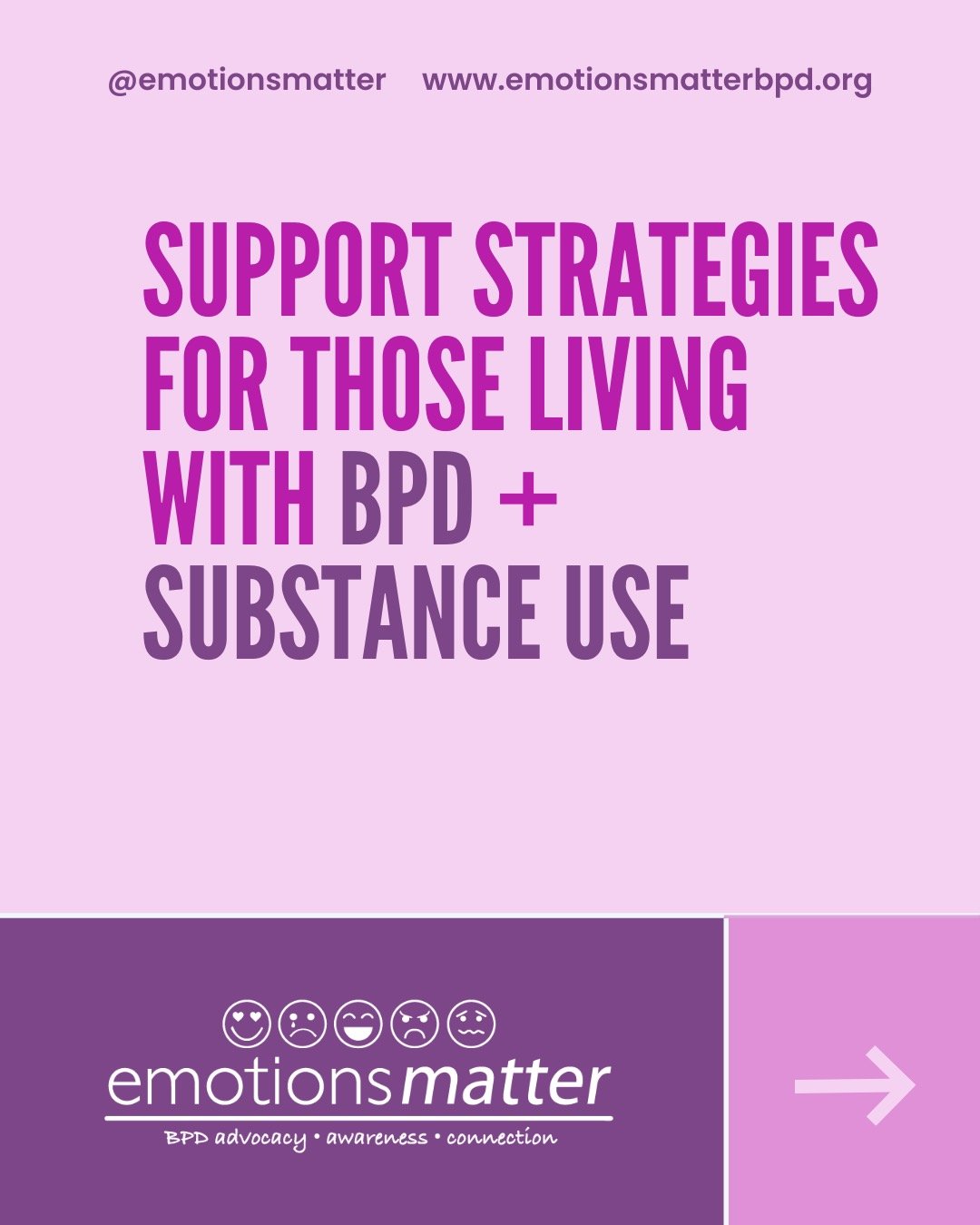 Learn more about how to build an effective support network and utilize helpful strategies when living with BPD and Substance Use! #bpd #bpdsubstanceuse #recovery #substanceuse