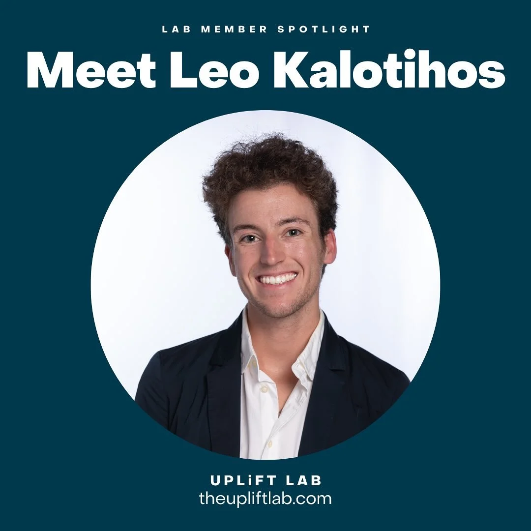 Here is another lab member spotlight! Meet Leo Kalotihos and facts about him! 😊