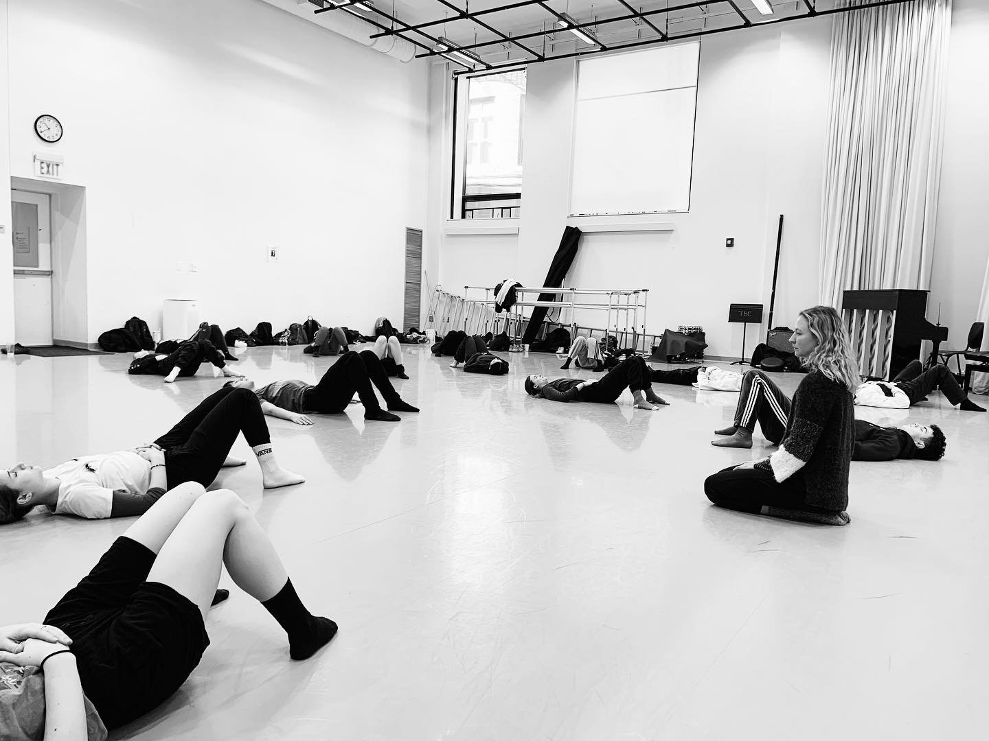 Last week I returned to  @bostonconservatory for a seriously special full circle moment. I taught some ridiculously talented dancers in the same studio I spent years training in- I can assure you my college self would not believe it.