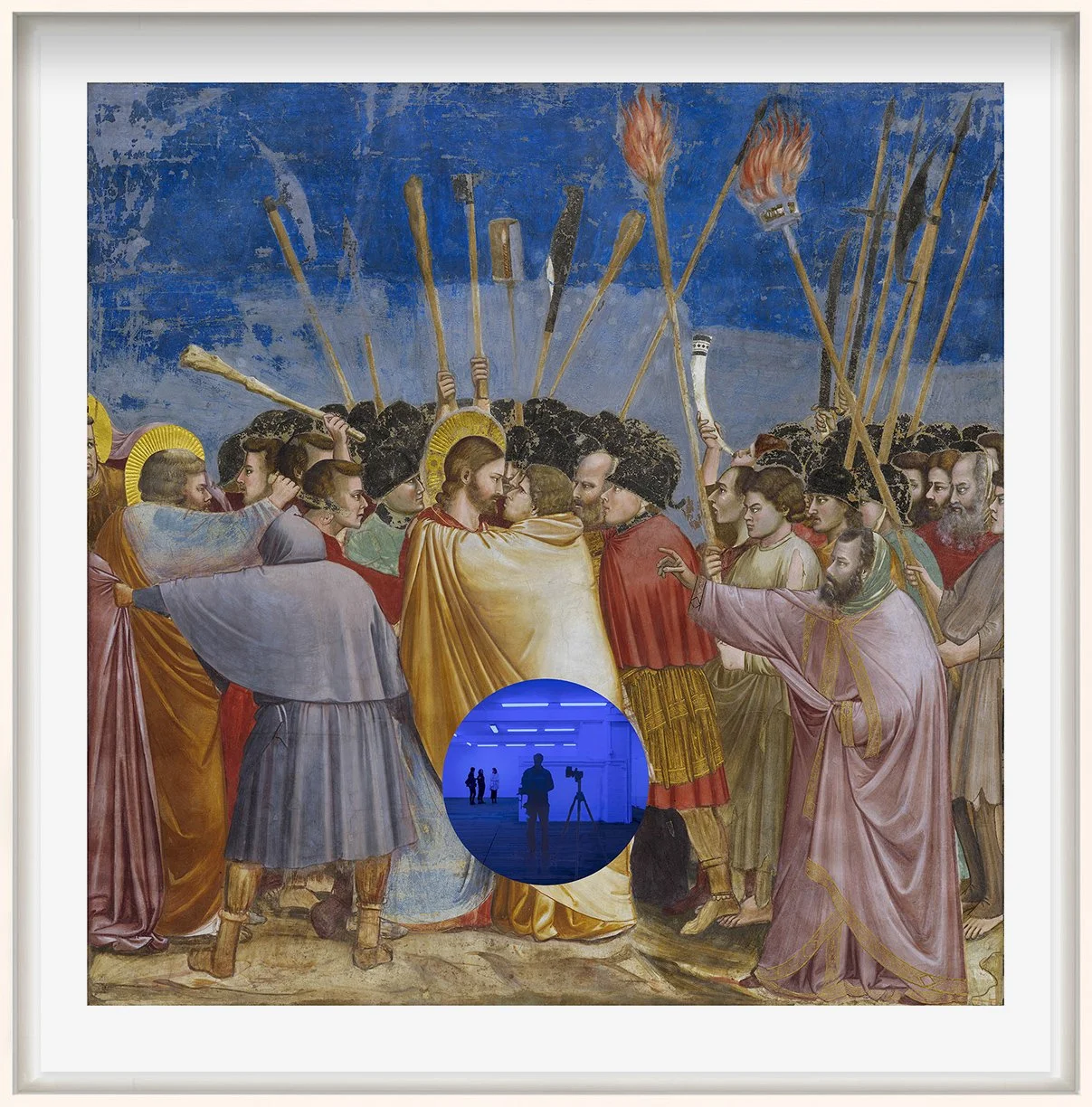 Gazing Ball (Giotto The Kiss of Judas)