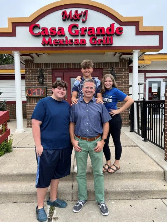 Lunch on my birthday (my heart was already out of rhythm)