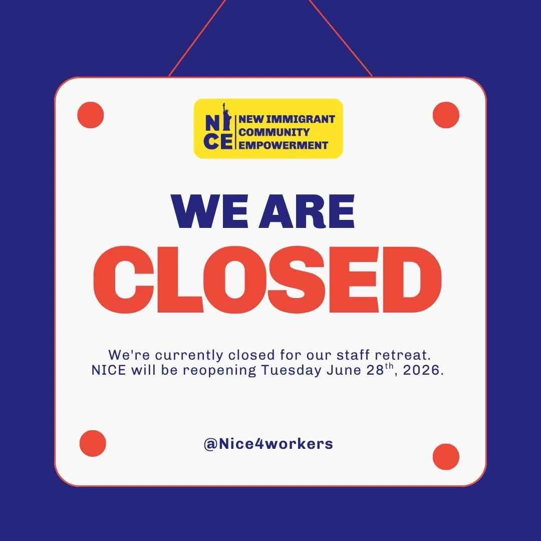 📢 Heads up! All NICE offices are closed until Monday.

We'll be back on Tuesday, July 28, 2026, at 9am. ⏰

Plan ahead and see you soon! 🌟

#NICE #OfficeHours #PlanAhead #BusinessUpdate #SeeYouSoon

---

📢 Atenci&oacute;n: Todas las oficinas de NIC