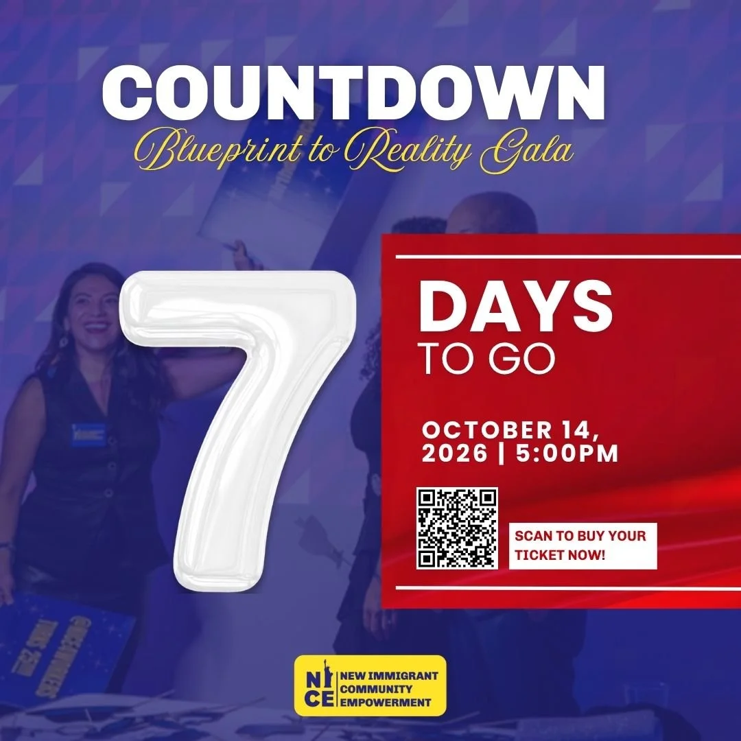 ONE WEEK TO GO! 🎉

The countdown is on! Join NICE for an evening of celebration, connection, and impact.

🎟️ Get your ticket before it&rsquo;s too late: nynice.org/gala-2026
🗓 October 14 | 🕔 5 PM
📍 Museum of the Moving Image

#NICEGala2026 #Blue