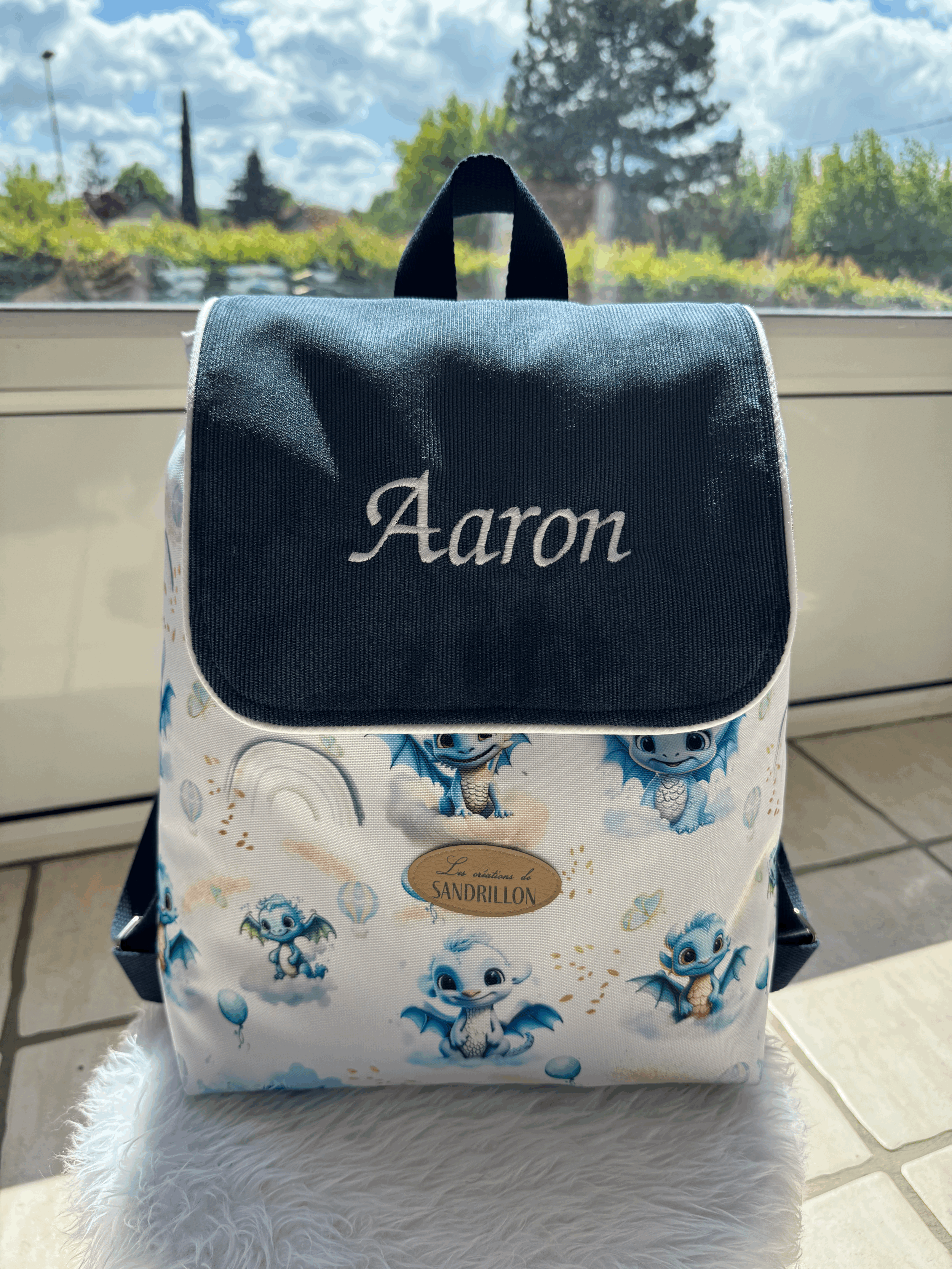 LE SAC À DOS IMPERMÉABLE SUR-MESURE 35cm X 35cm