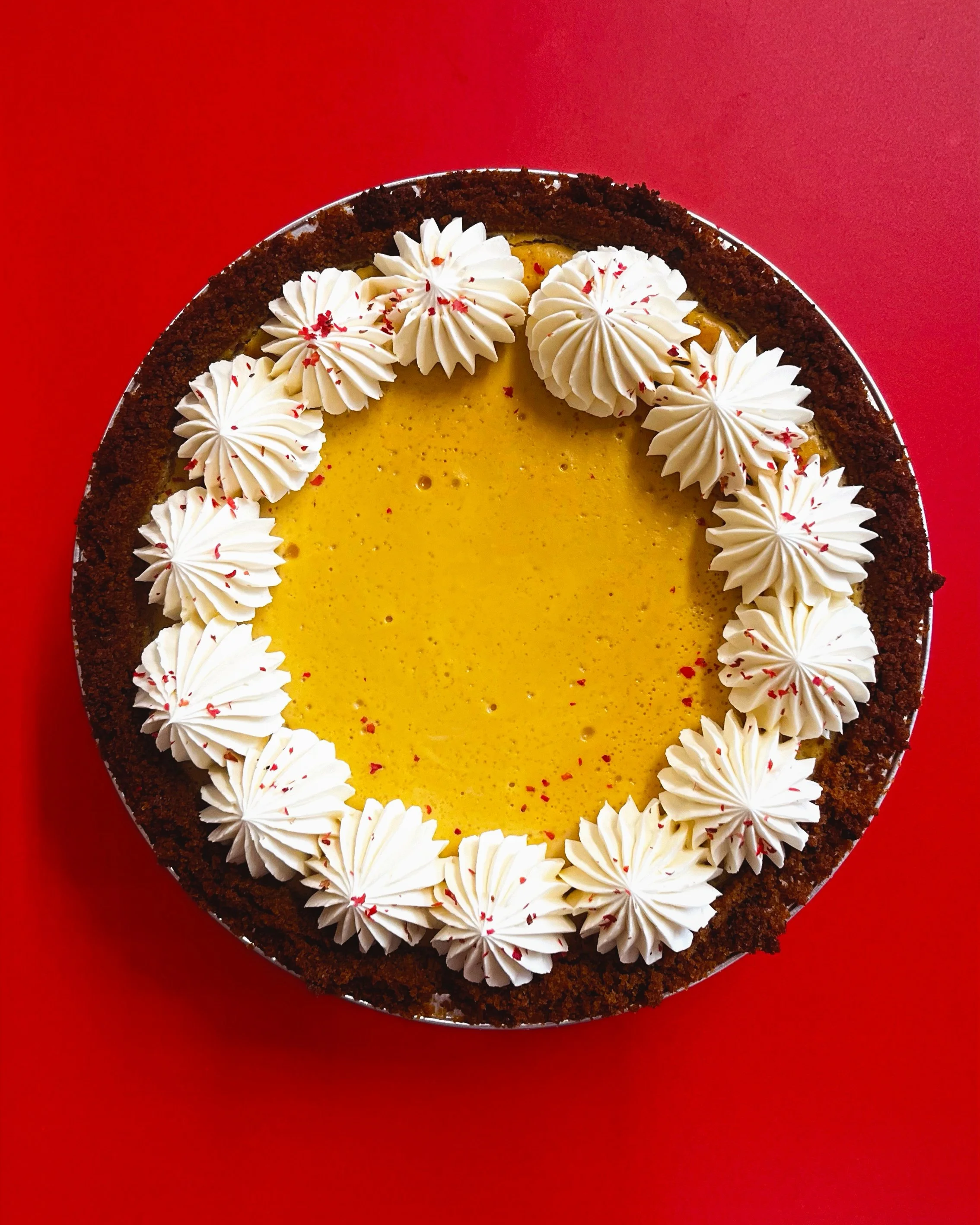 Passionfruit Pink Peppercorn Pie