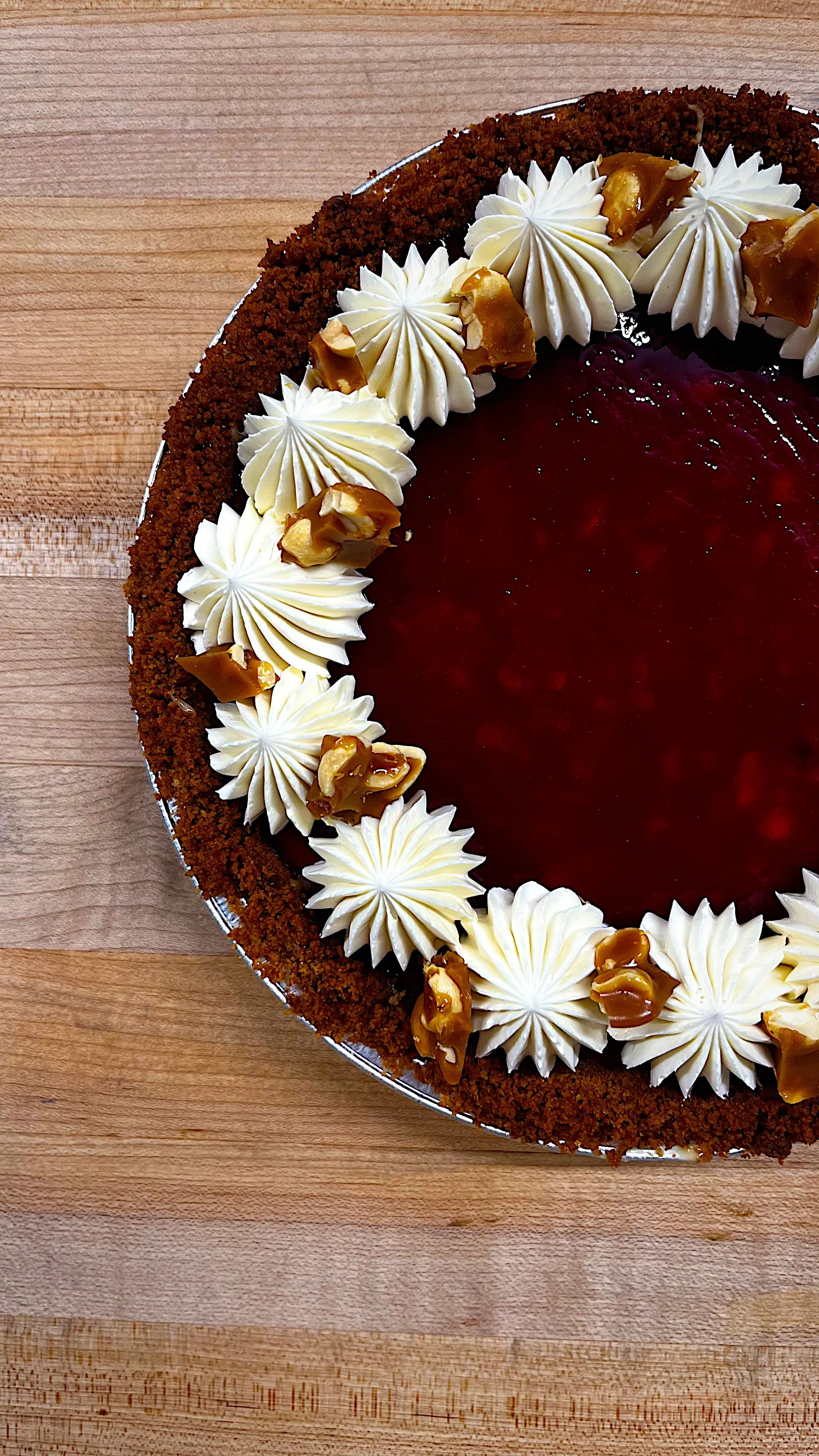 Peanut Butter Banana & Jelly Pie