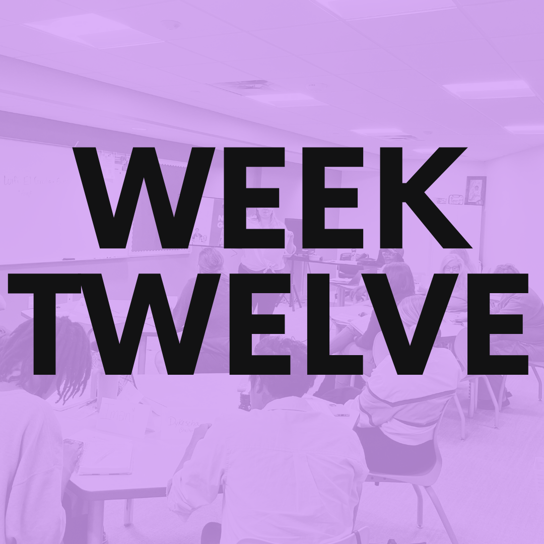 Week Twelve - Camp Completion Celebration