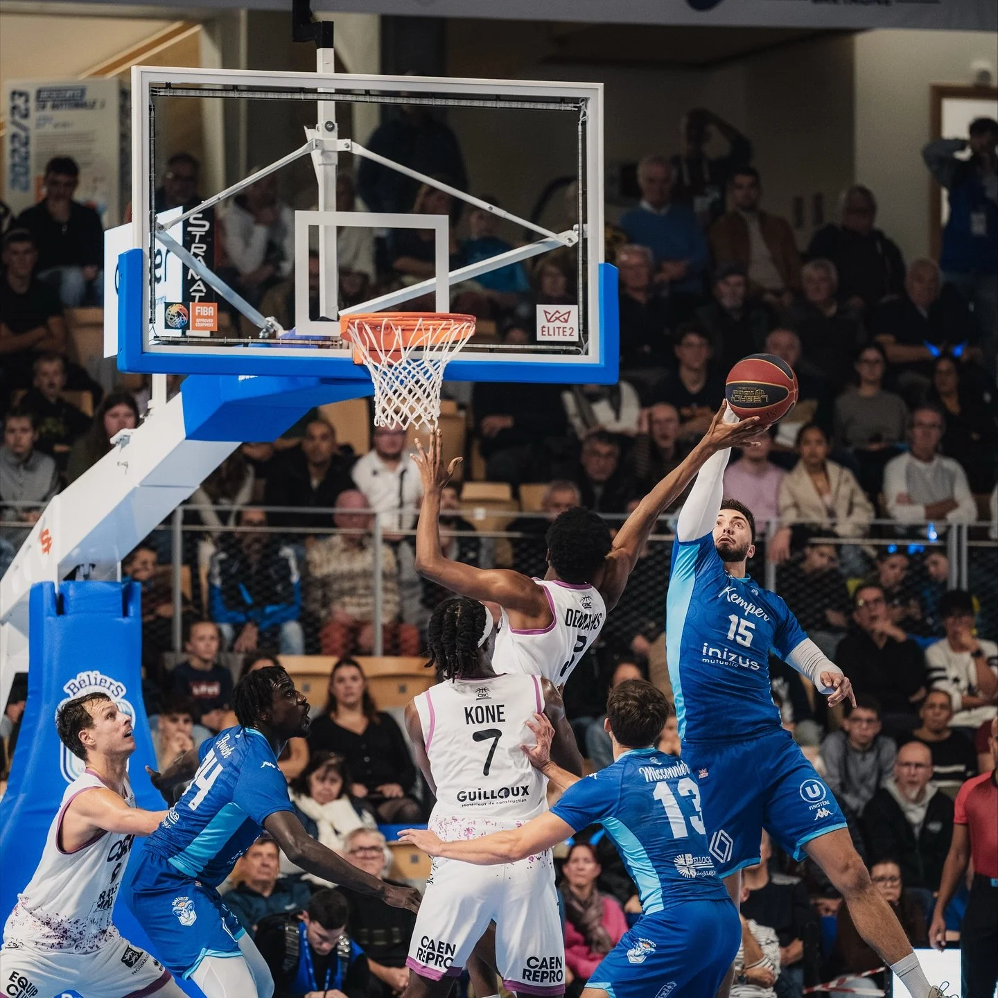 Le combat continue, ensemble 🏀💪

Un match intense face &agrave; @caenbc14 .

Les @beliersdekemper n&rsquo;ont rien l&acirc;ch&eacute;, mais il faudra repartir de l&rsquo;avant.

Prochain rendez-vous &agrave; Kostum Park mardi prochain on compte sur