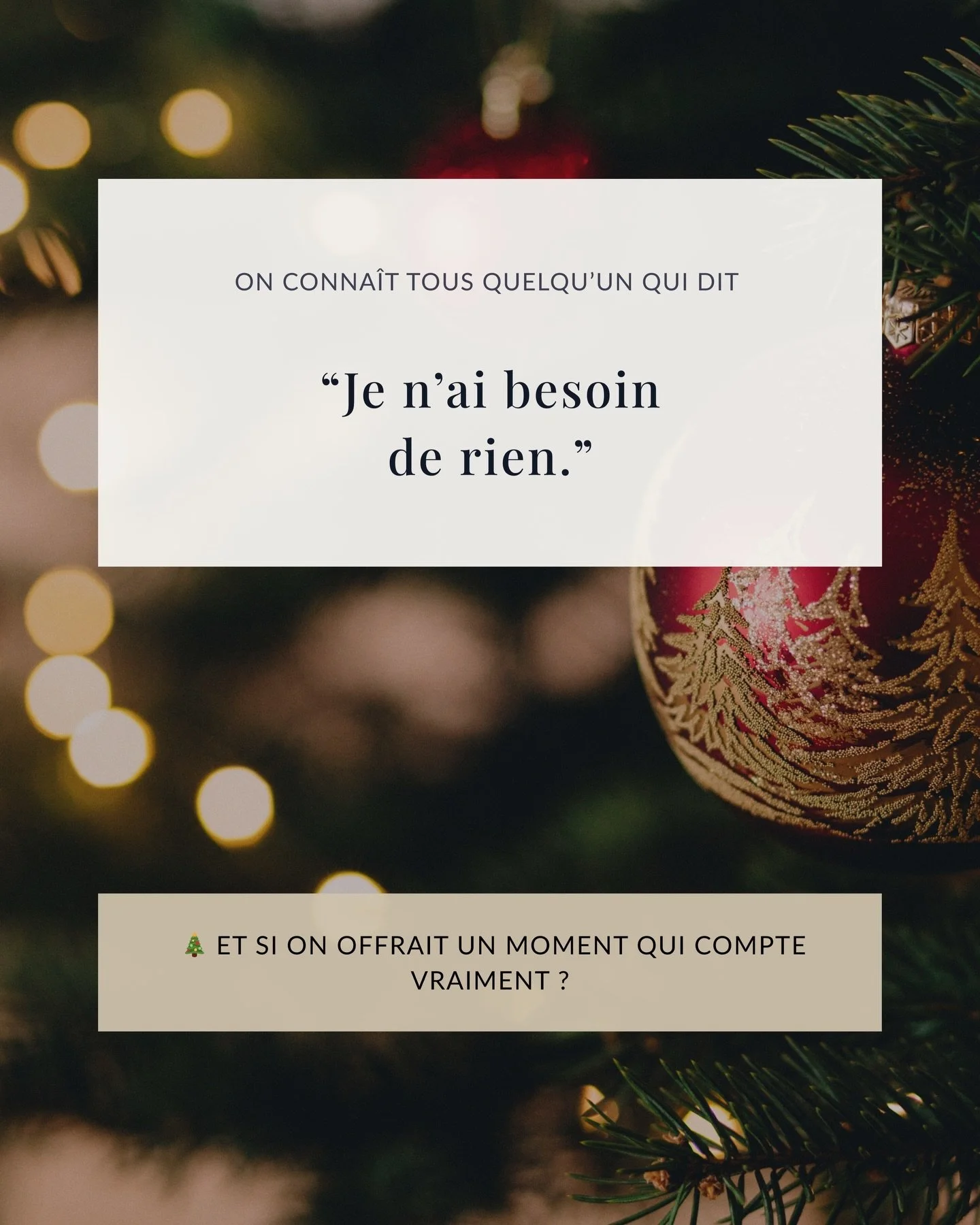 🎁 Le cadeau qu&rsquo;ils n&rsquo;attendent pas (mais dont ils se souviendront).

&laquo;&nbsp;Je n&rsquo;ai besoin de rien.&nbsp;&raquo; On l&rsquo;a tous entendue, cette phrase. Elle est frustrante quand on cherche &agrave; faire plaisir, non ?

Po