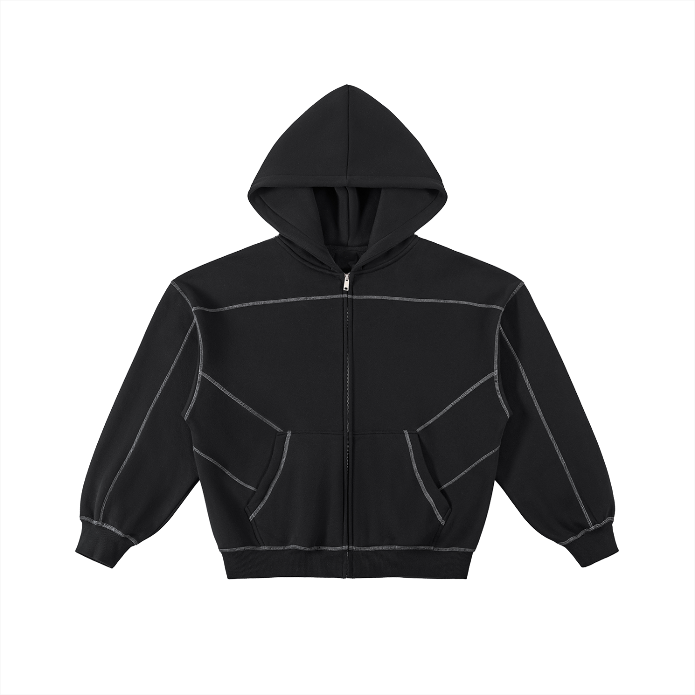Contrast Midnight Zip-Up