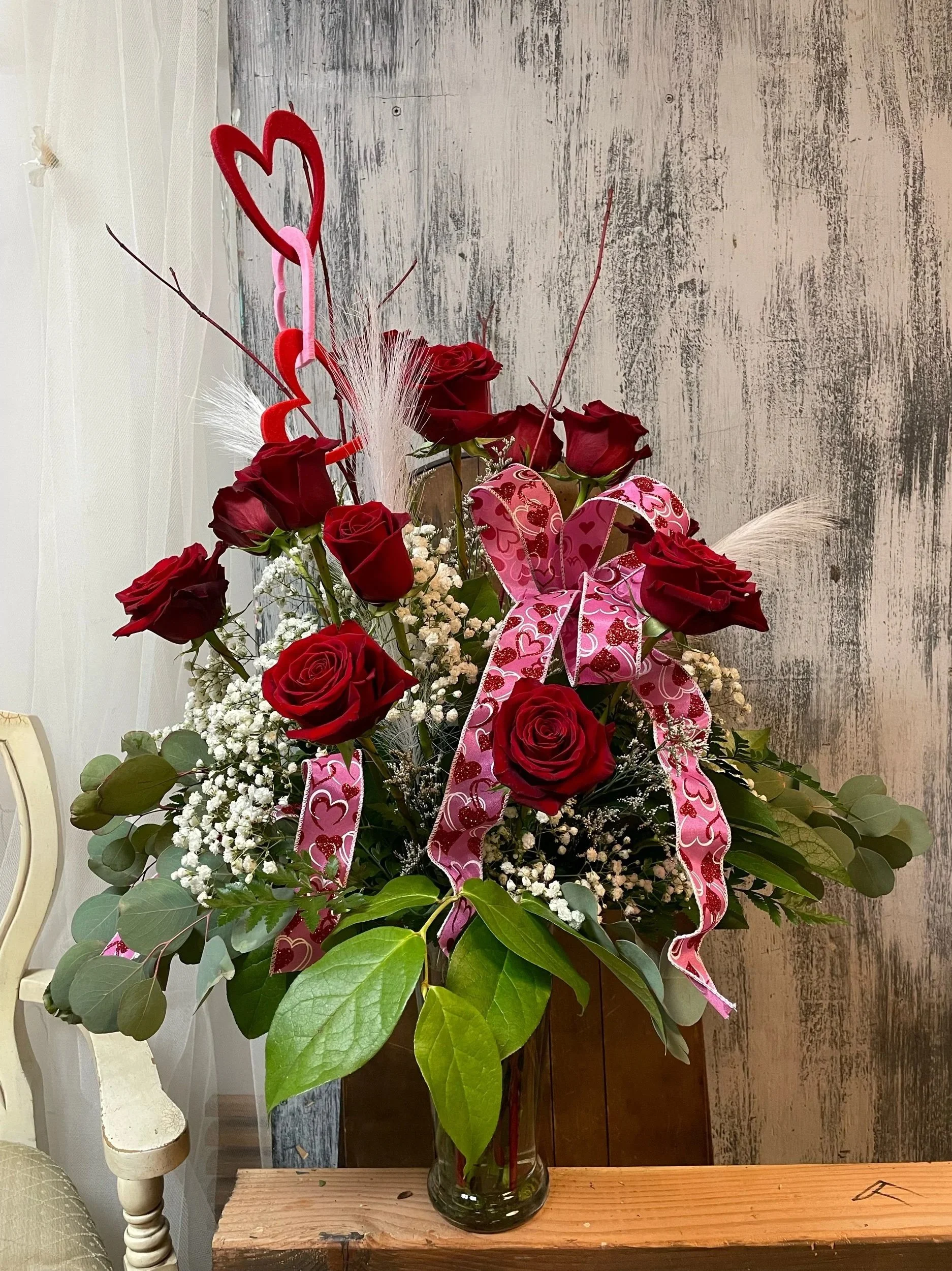 Luxury Dozen and 1/2  Roses