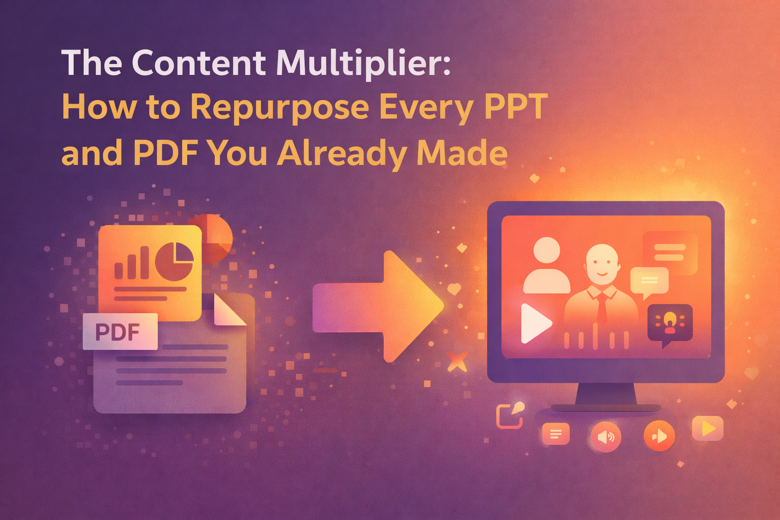 The Content Multiplier: How to Repurpose Every PPT and PDF You Already Made