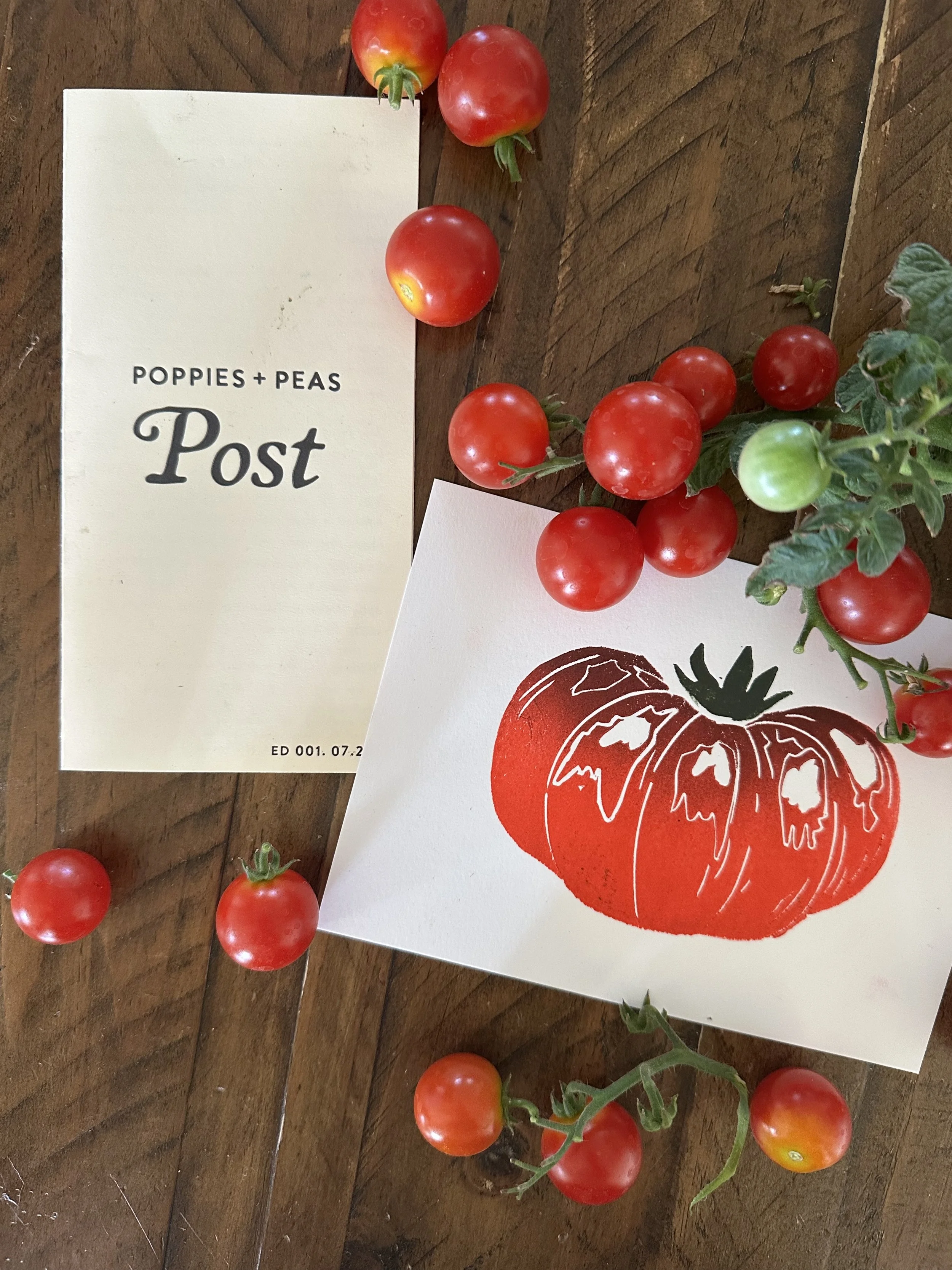 Poppies + Peas Post - AUG (ED 002) Premium Snail Mail Print Club - With Gifting Options
