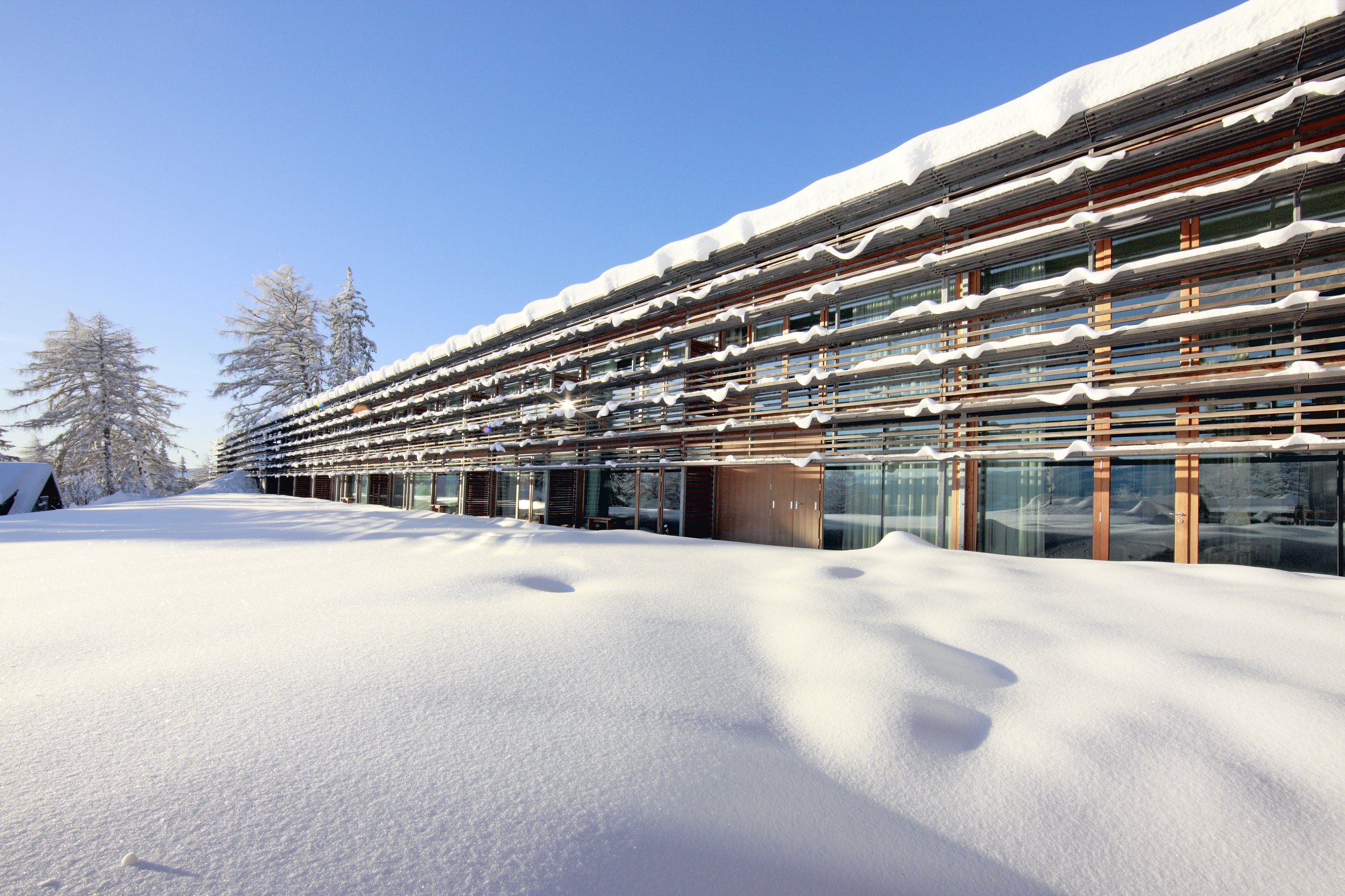 Vigilius Architecture Shrouded in Snow