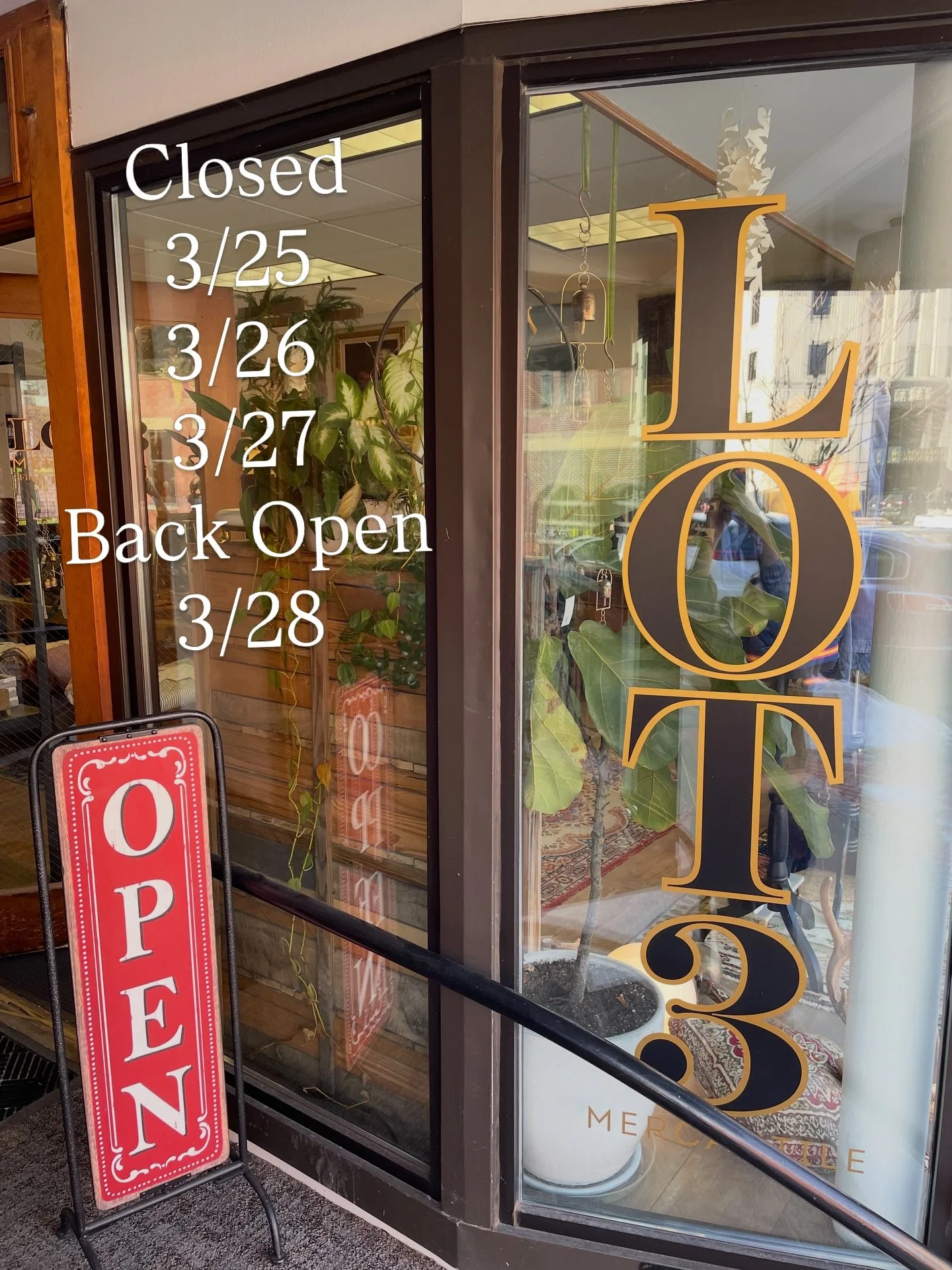 Lot 3 will be closed  March 25,26,27. We will back open March 28! Sorry for any inconvenience. See you soon❤️

#womanowned #workinghard #grateful #eauclaire #river