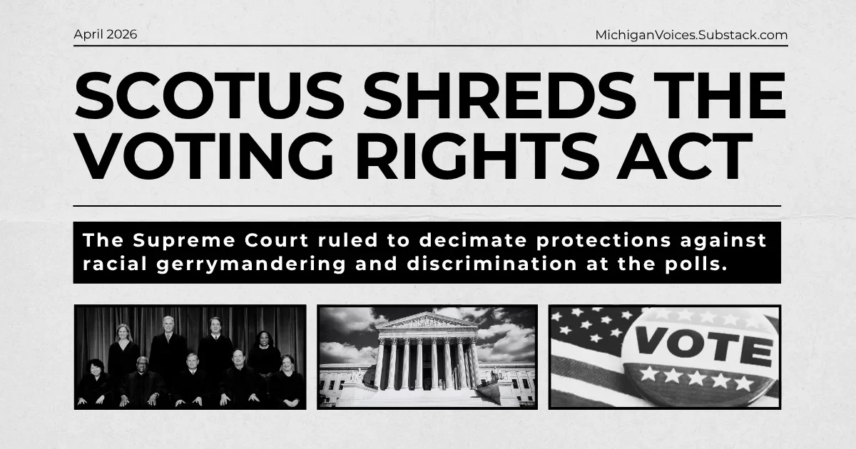 SCOTUS Shreds the Voting Rights Act