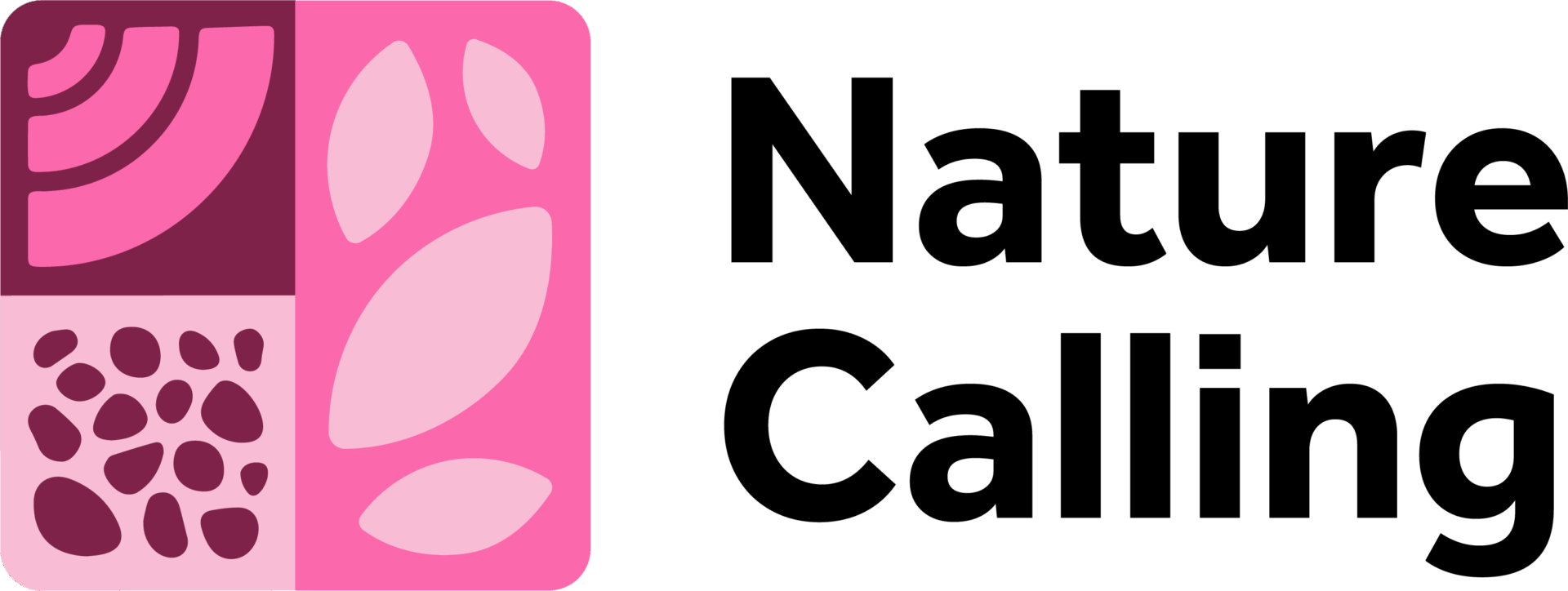 Pink and dark pink abstract patterned background with the text 'Welcome to the Cafe' in black script.