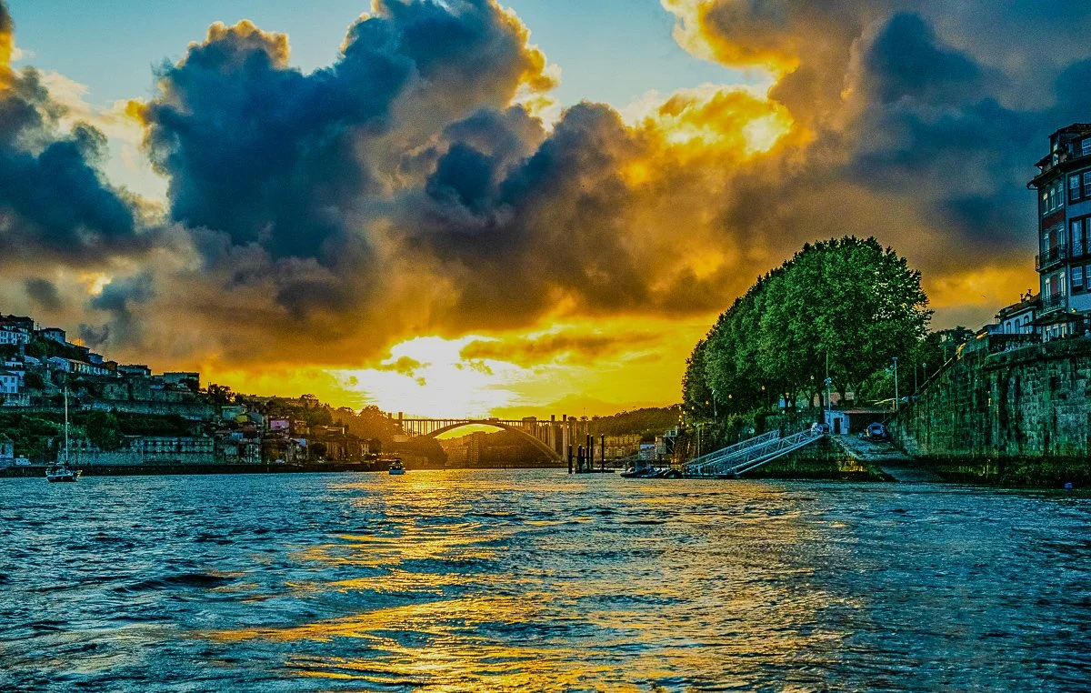 Sunset on the Douro River
