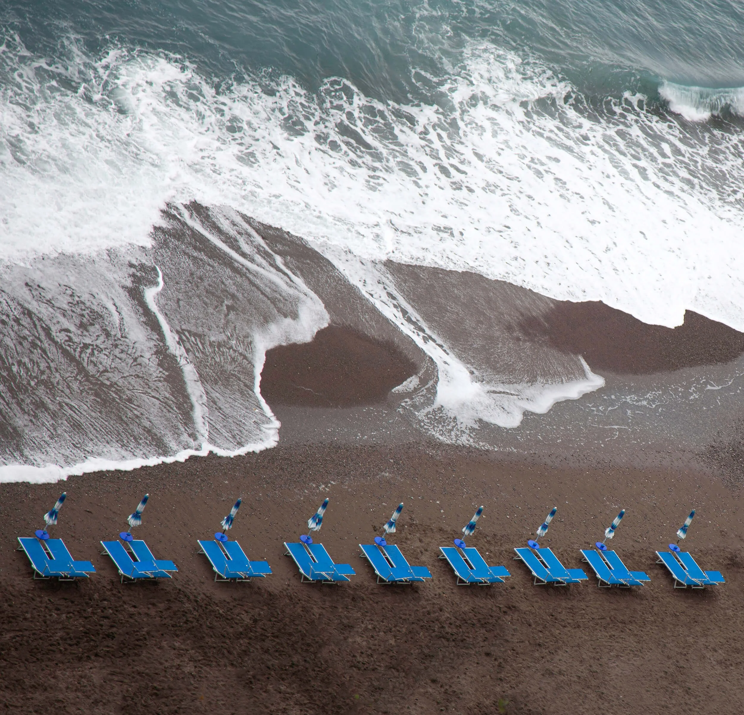 Positano Beach by Catherine Hartigan Photography