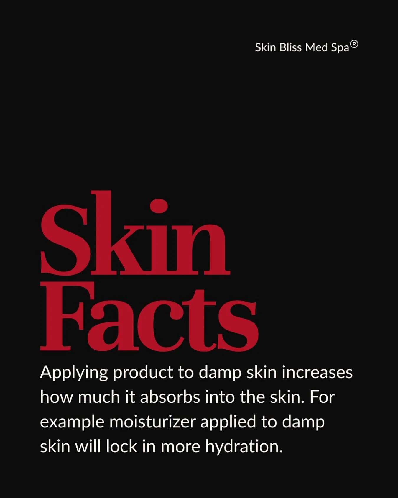 Tuesday Truth Bomb 💣

Let&rsquo;s face it, living in Montana means it&rsquo;s pretty dry all year round. BUT- we are headed into the even dryer months! 

Keep this skin fact at the ready this fall and winter season, so you&rsquo;re skin doesn&rsquo;