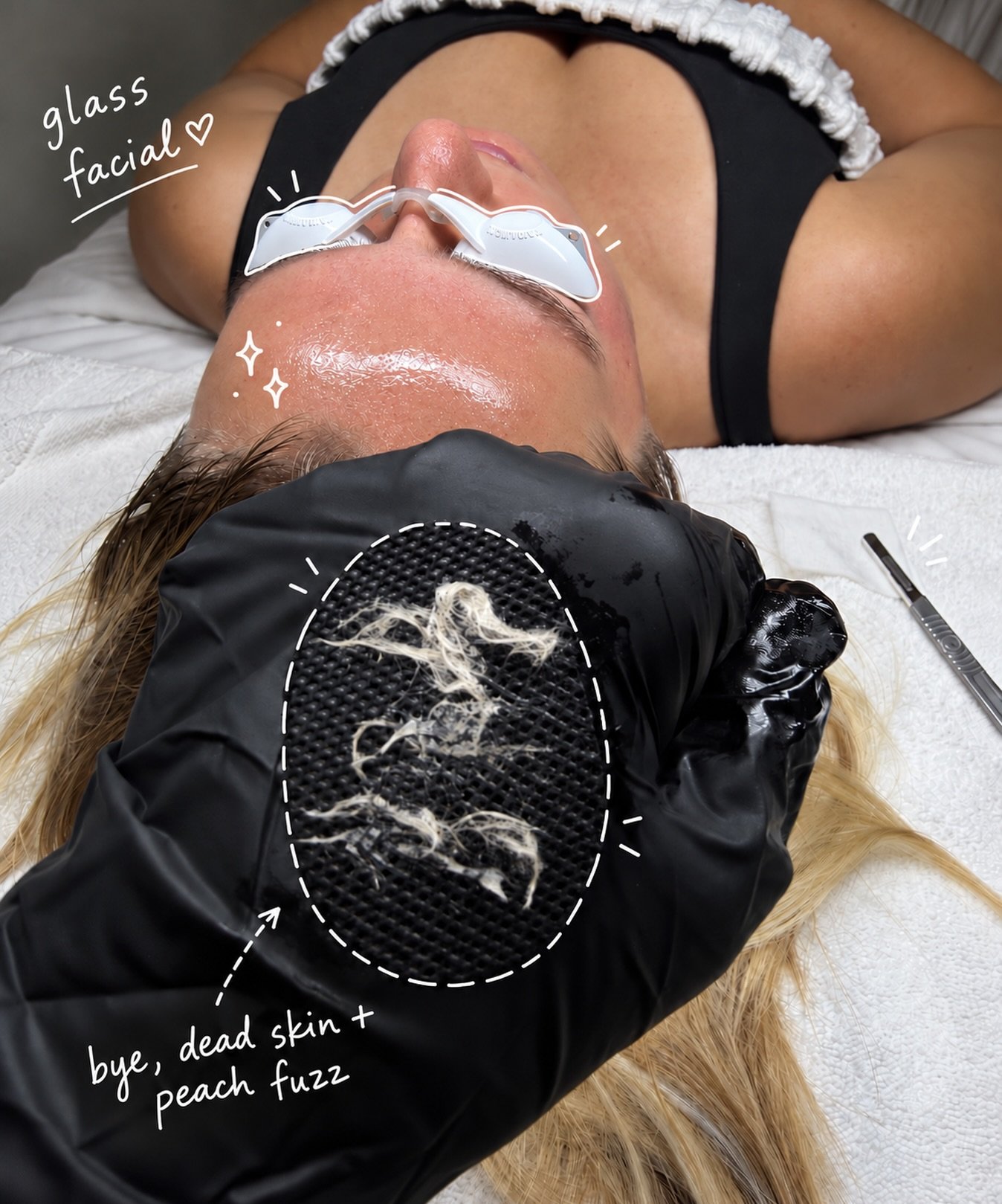 Saturdays + Glass Facials 🪩✨❤️ @skinbliss_medspa