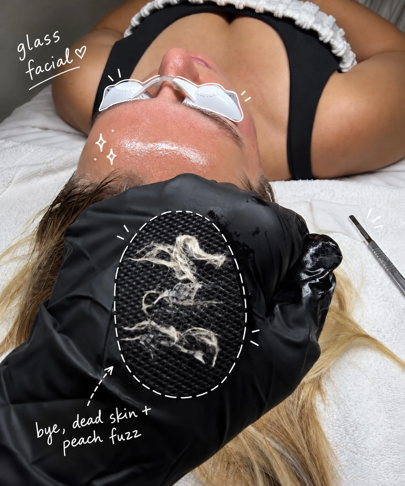 Saturdays + Glass Facials 🪩✨❤️ @skinbliss_medspa