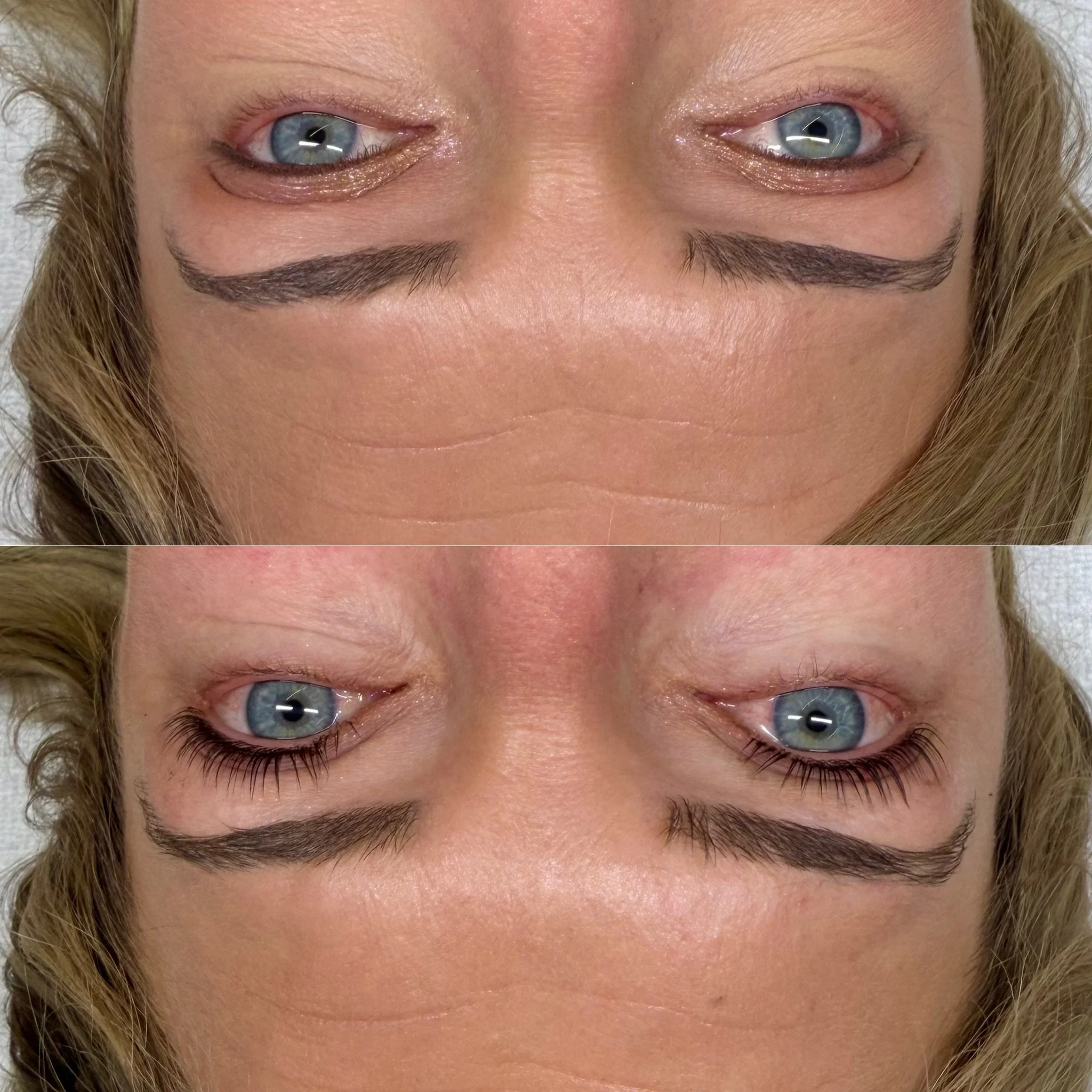 Korean lash lift + tint by @_skinblissbybrynne_ 🤩🤩🤩