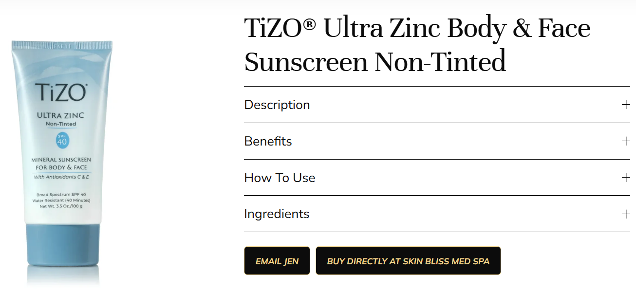 Ultra Zinc Tinted & Non-Tinted SPF 40 - TIZO
