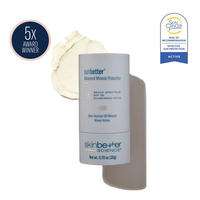 sunbetter SHEER SPF 56 Mineral Sunscreen Stick 20g
