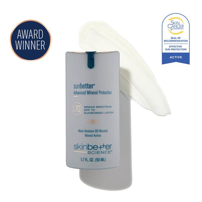 sunbetter SHEER SPF 70 Mineral Sunscreen Lotion