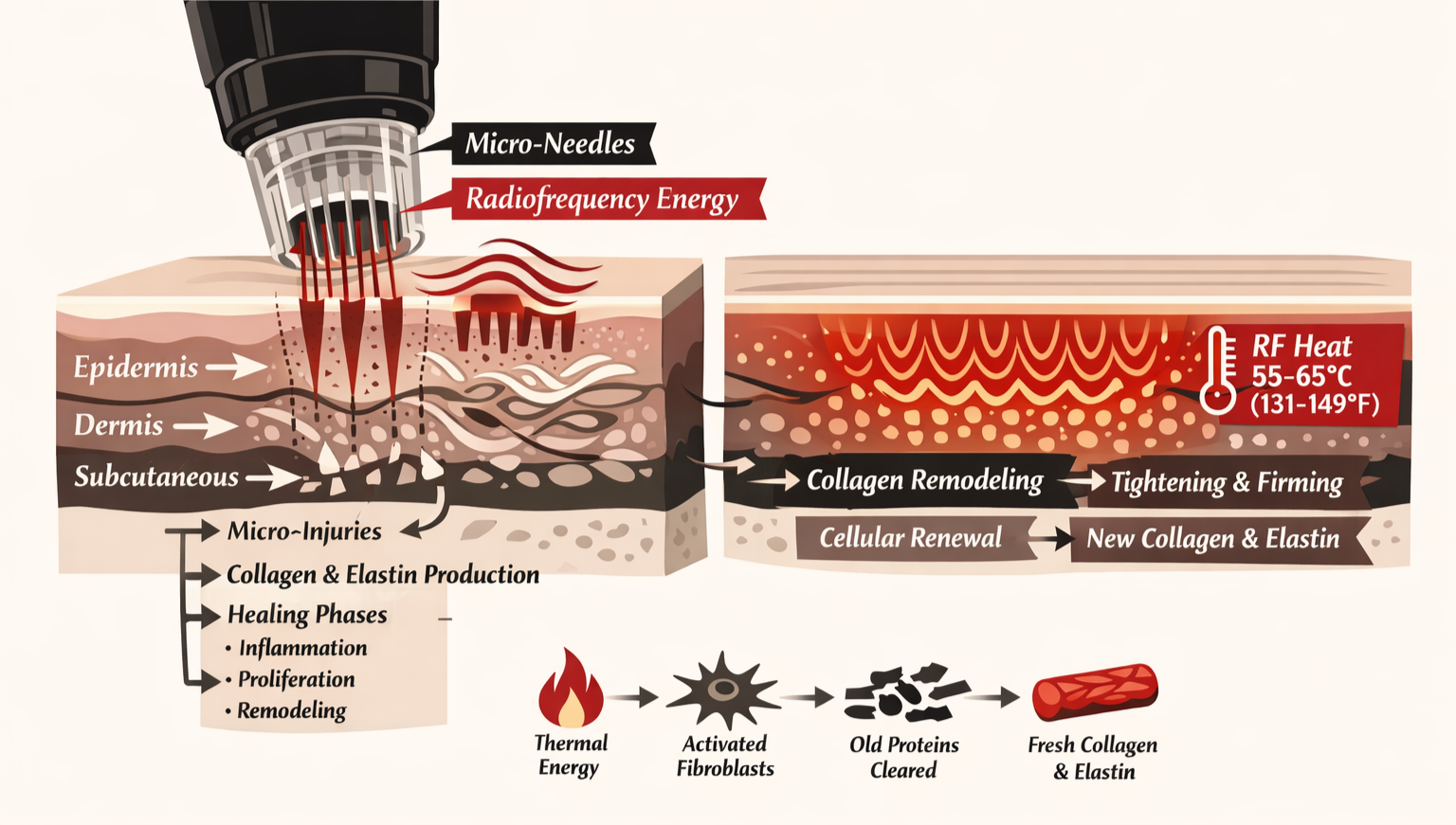 How RF Microneedling Works