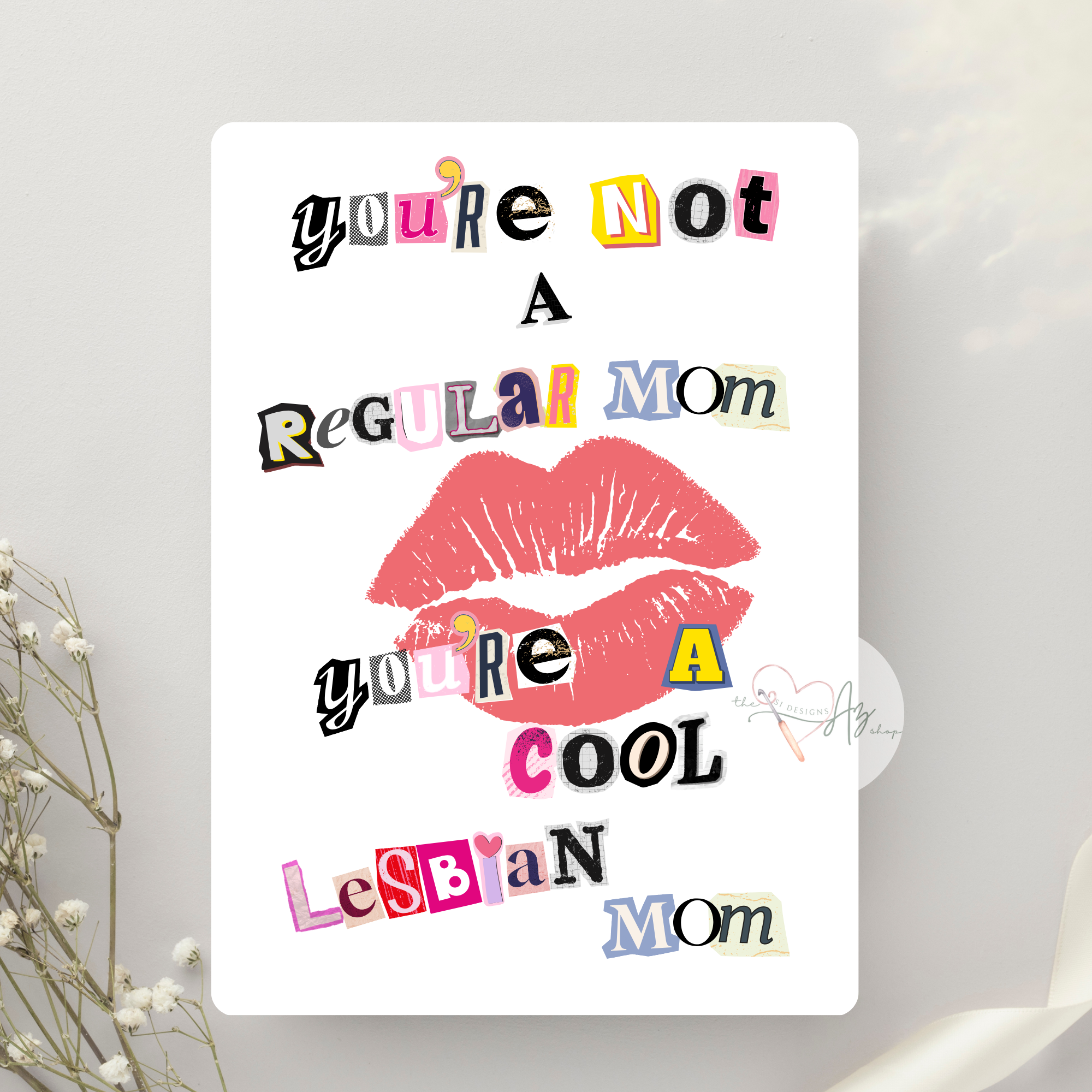 Cool Mom Mother's Day Card (Lesbian Edition)