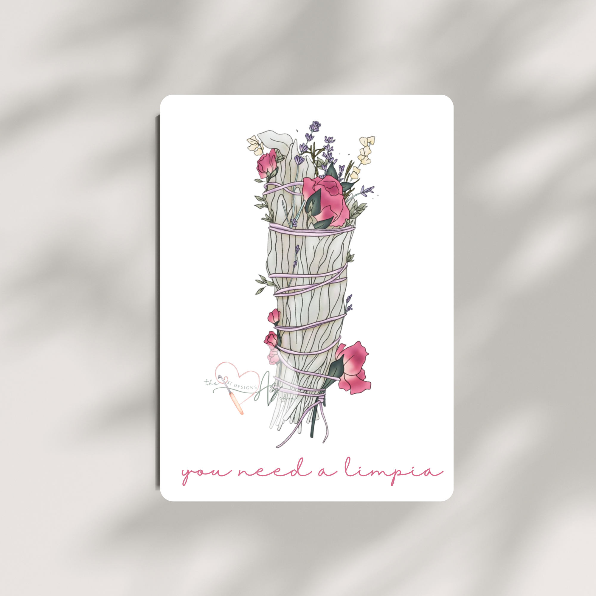 Clearing Energy / Sage Greeting Card