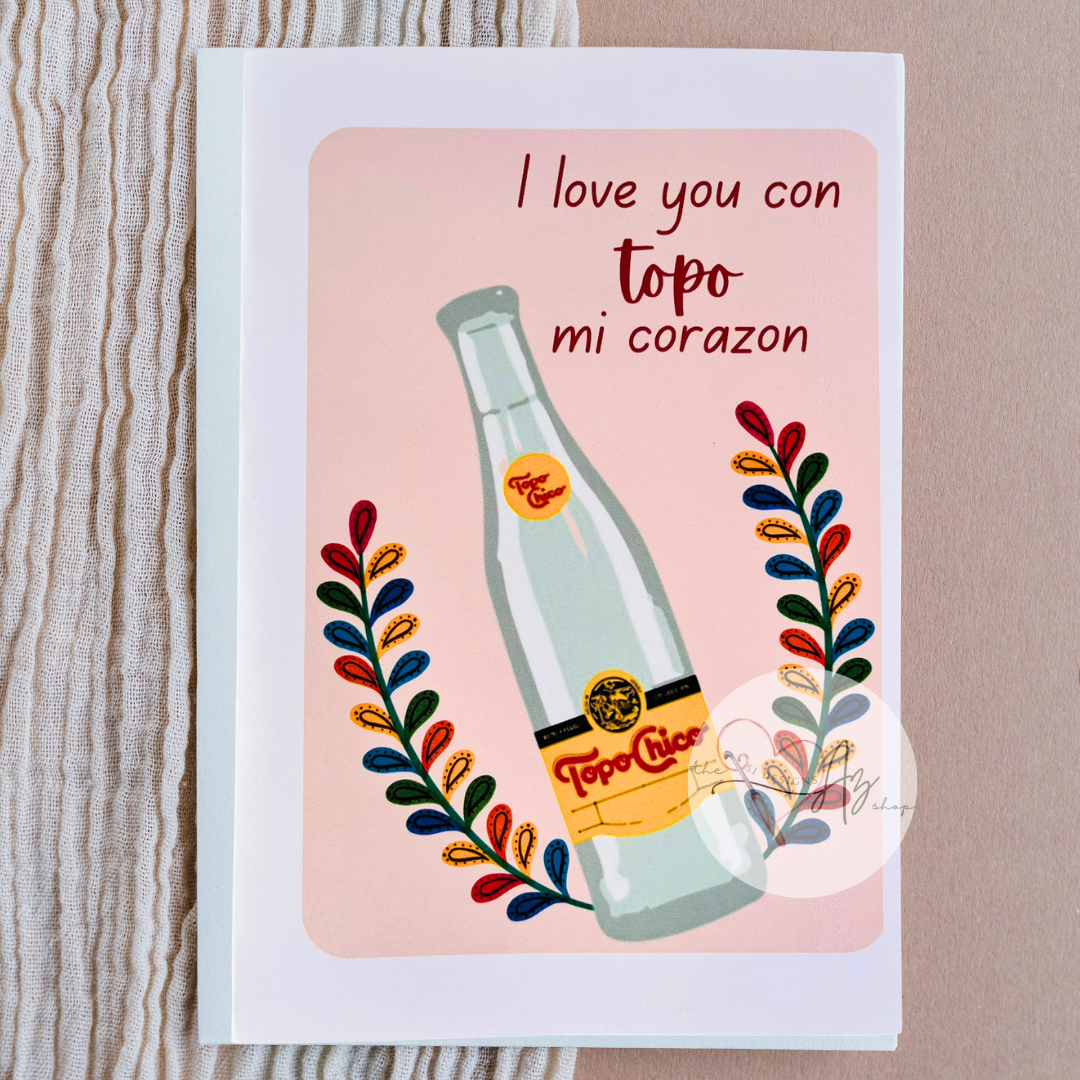 Con Topo Mi Corazón Greeting Card