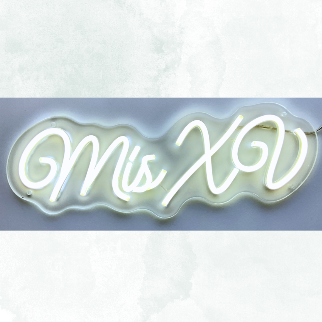 Neon sign reading 'Miss You' in cursive script.