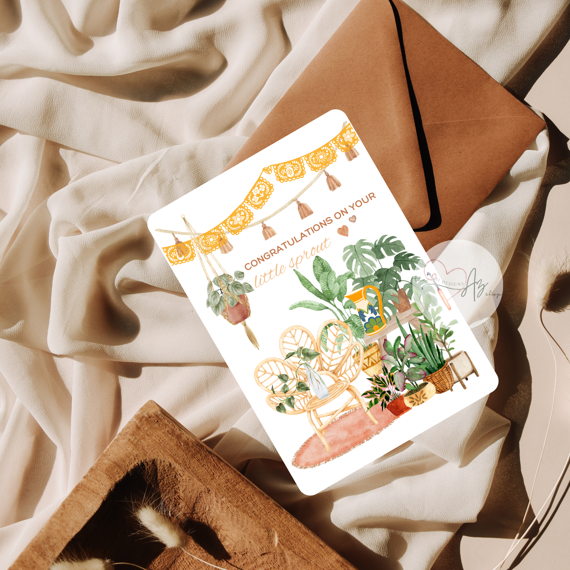 Little Sprout Congratulations Card