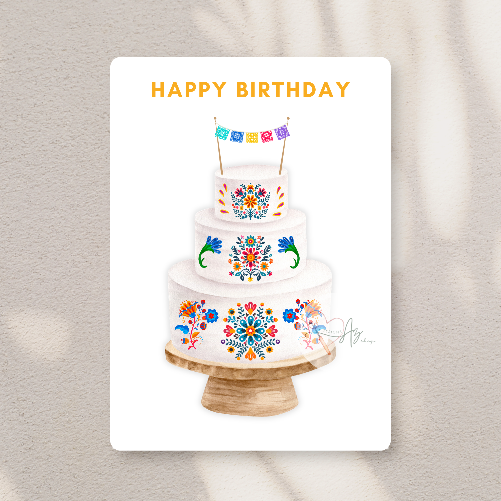 Fiesta Birthday Card