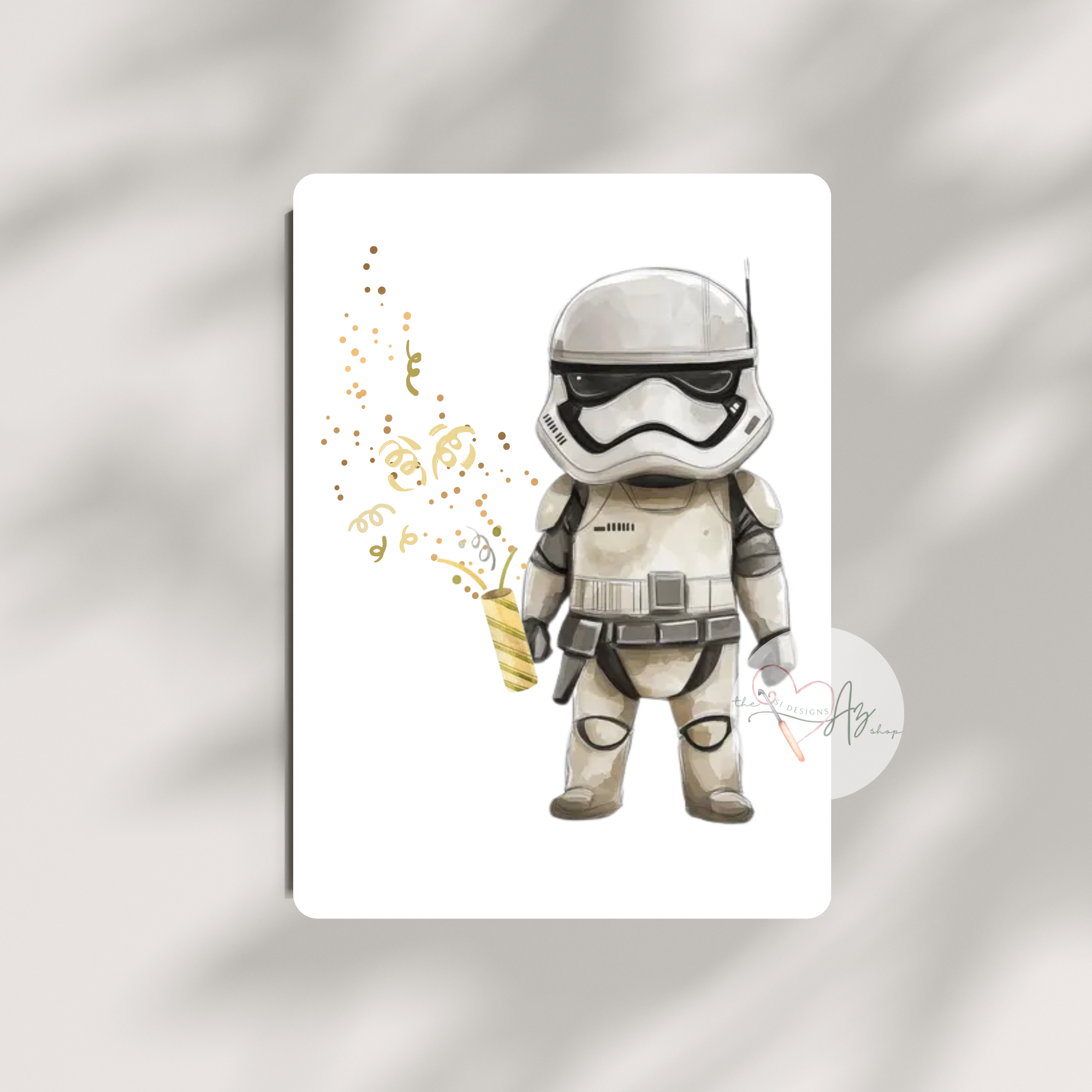 Galactic Trooper Celebration Card