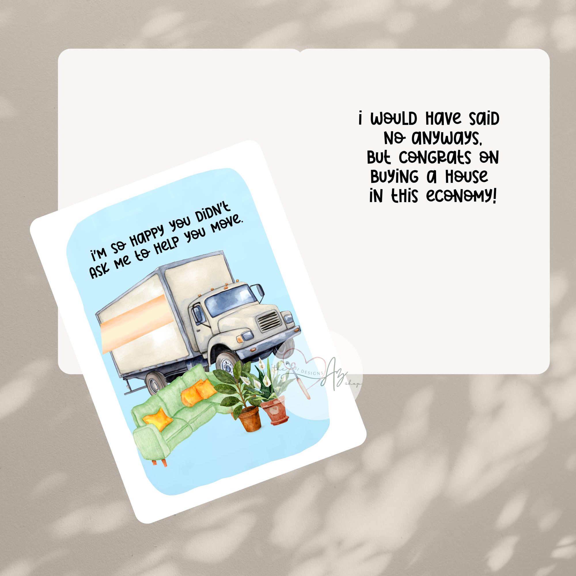 Moving Day Congratulations Card