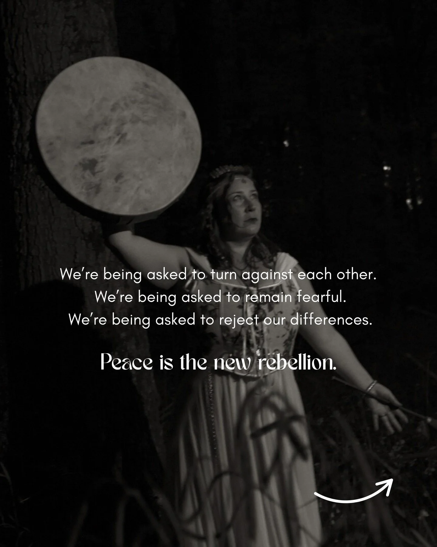 The world is heavy right now&mdash;uncertainty, division, and change everywhere we look. 
Seeking peace and freedom from oppression is now a rebellious act. 
But when we stand together  in healing practices, we become part of the healing energy the w