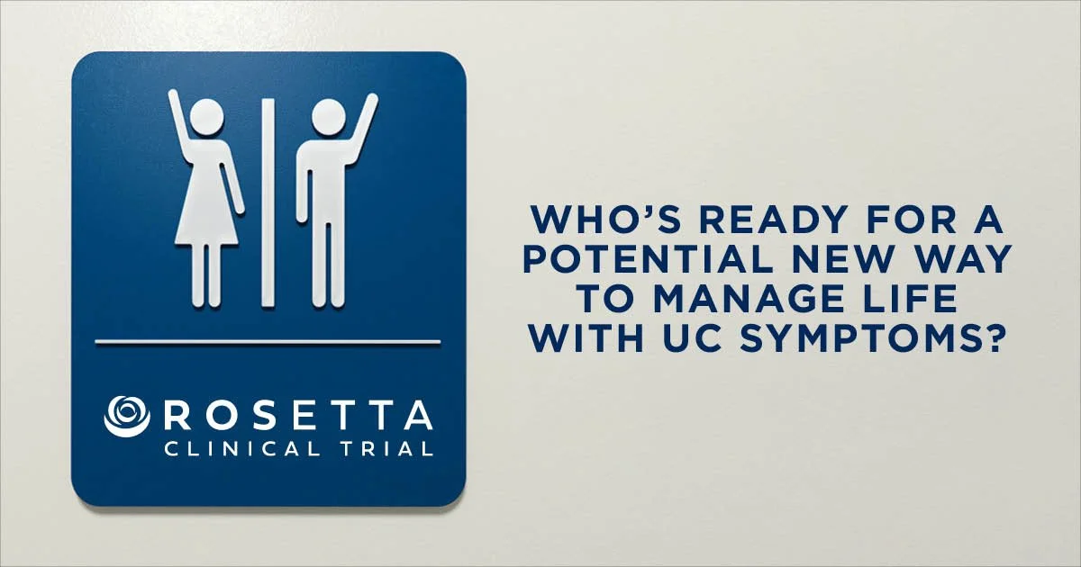 If you are an adult with moderate to severe ulcerative colitis (UC), you may be eligible for the the Rosetta study evaluating the efficacy & safety of an investigational medicine, rosnilimab, in treating UC. Call or text us at 702-290-2950 to lea