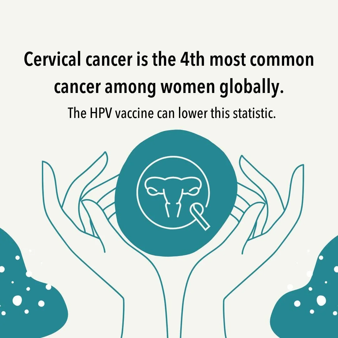 #CervicalCancer is the fourth most common cancer among women globally, with an estimated 14,500 new cases in the U.S. this year. Talk to your doctor about #HPVvax and other preventative measures.  #TAPforCervicalCancer #gwccTAP 
Infographic and info