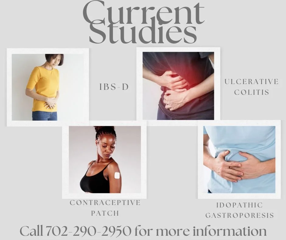 Call us for more information on any of our research studies! 702-290-2950 #clinicaltrials  #clinicalresearchstudy  #clinicalresearch #lasvegas #nevada