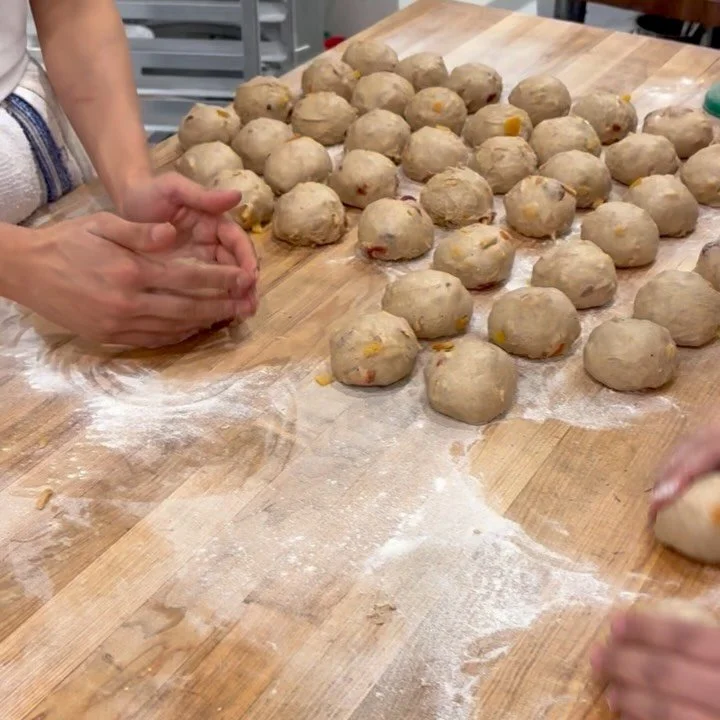 It&rsquo;s timeeeeeee! ☃️

Stollen Buns are officially on the menu EVERY DAY starting at 7:30am.

Croissant dough chock full of rum &amp; citrus soaked sour cherries, apricots, toasted almonds, candied orange, and a BiG chunk of homemade marzipan.

F