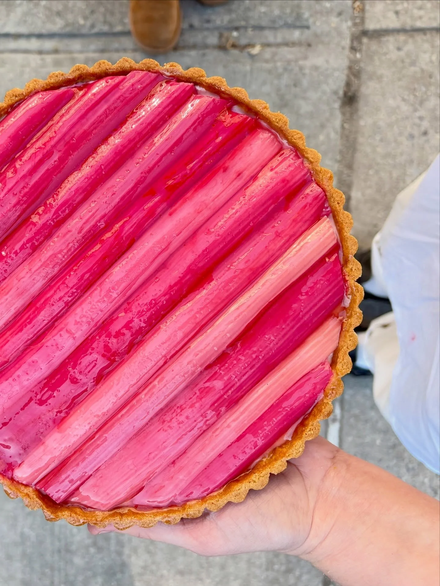 RHUBARB &amp; CUSTARD TART

Mascarpone and vanilla bean custard topped with rhubarb, perfectly poached in hibiscus and vanilla syrup. 

Simple does it. 

Part of our Easter menu this year- available Saturday &amp; Sunday April 4-5 starting at 7:30am 