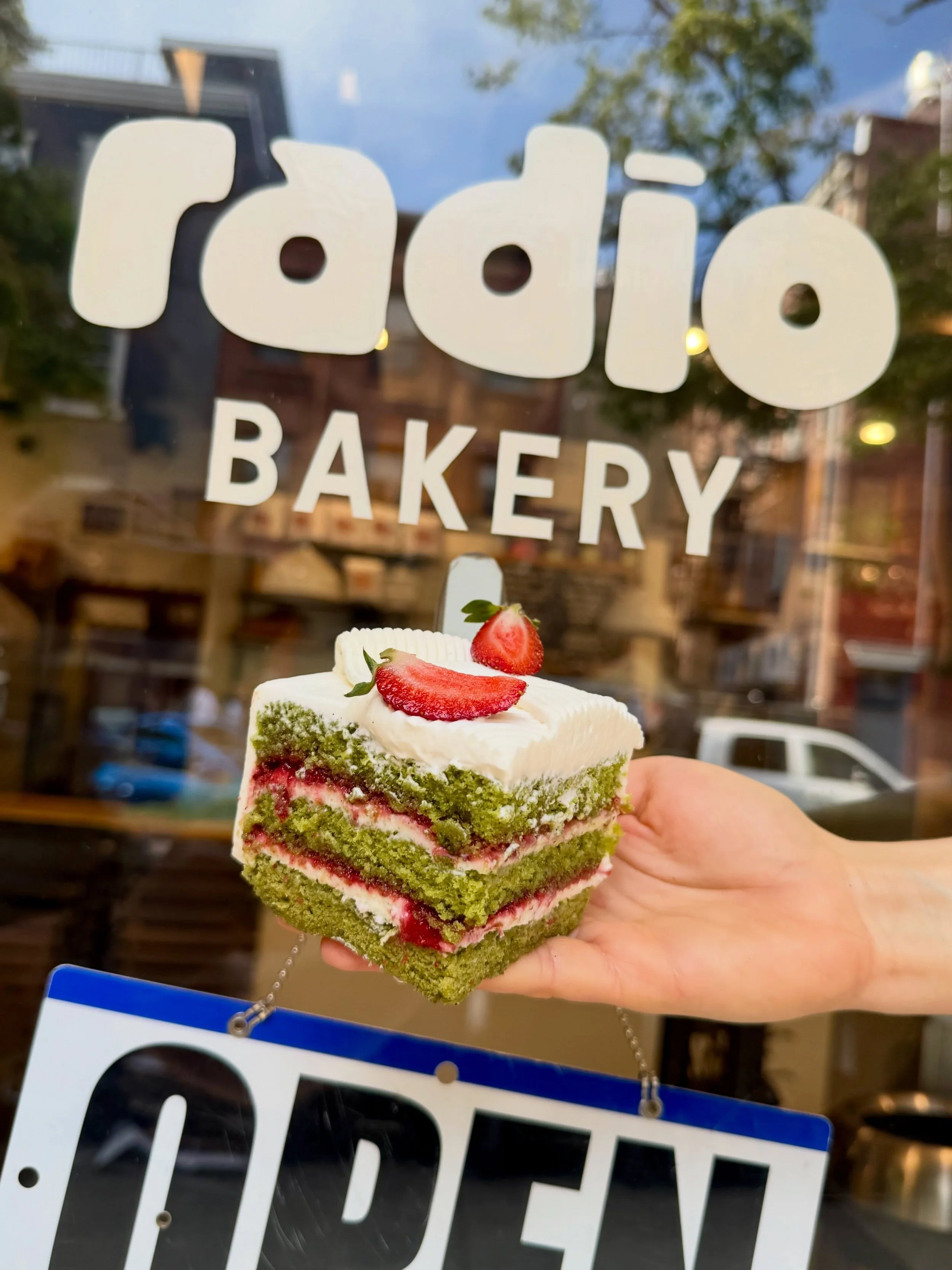 GREENPOINT! We are turning 3!

Tomorrow, May 18th is Radio Bakery (Greenpoint) 3rd birthday. 

It&rsquo;s been a whirlwind! Let&rsquo;s celebrate with cake! 

We&rsquo;ll have Matcha Strawberry Shortcake on the counter starting at 7:30am until sold o