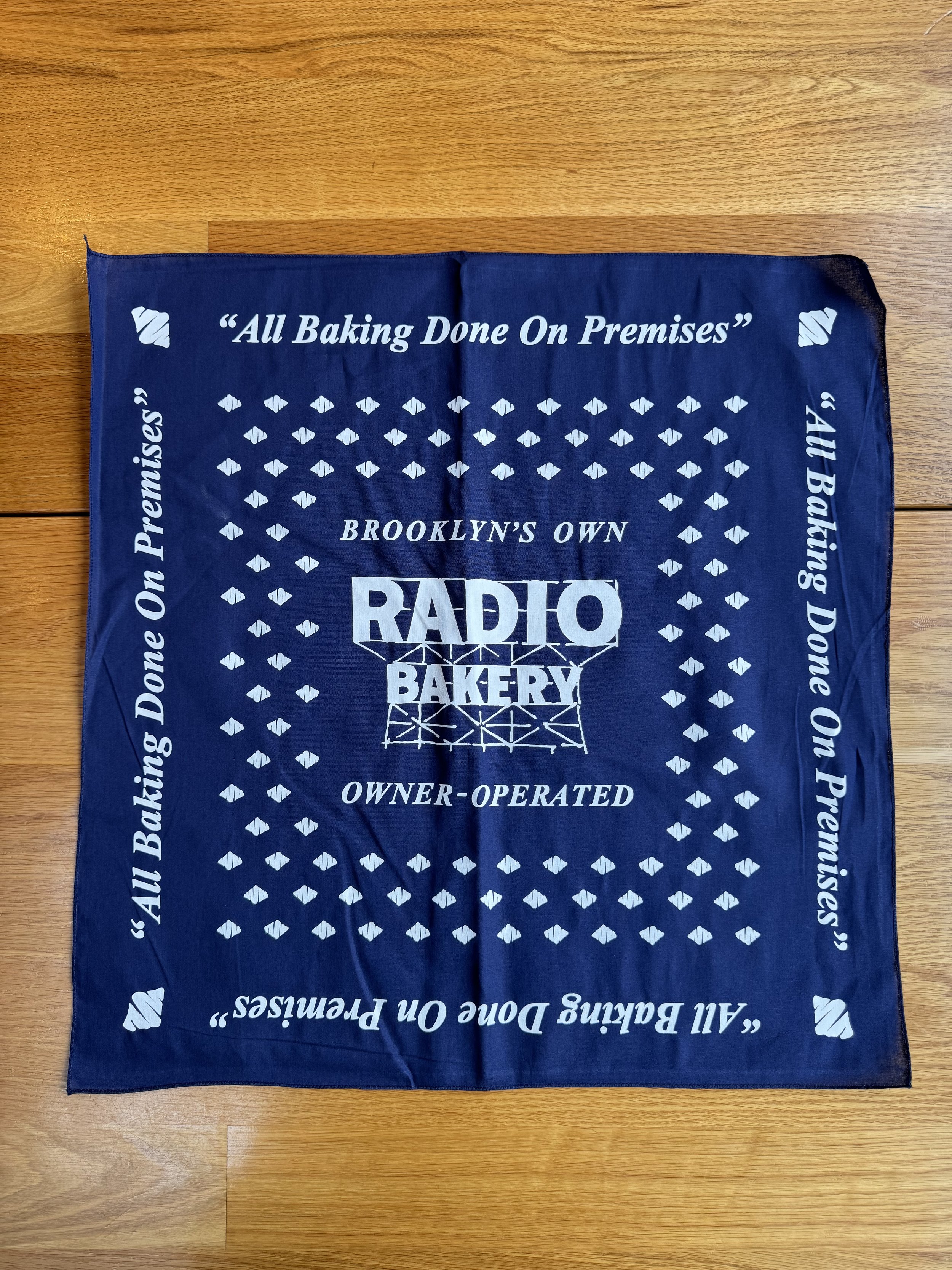 RB Bandana  - Navy / Off-White