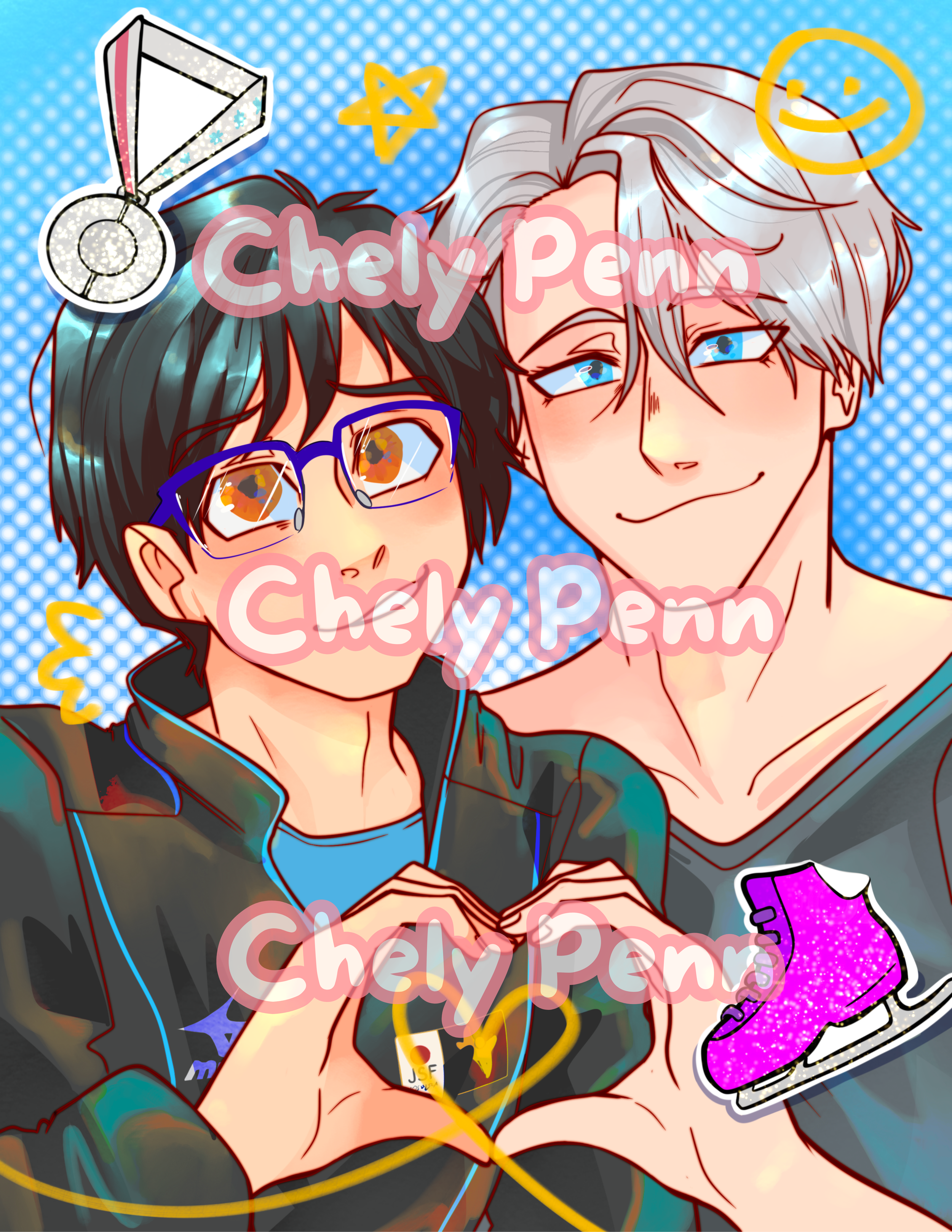 Yuri & Victor Print
